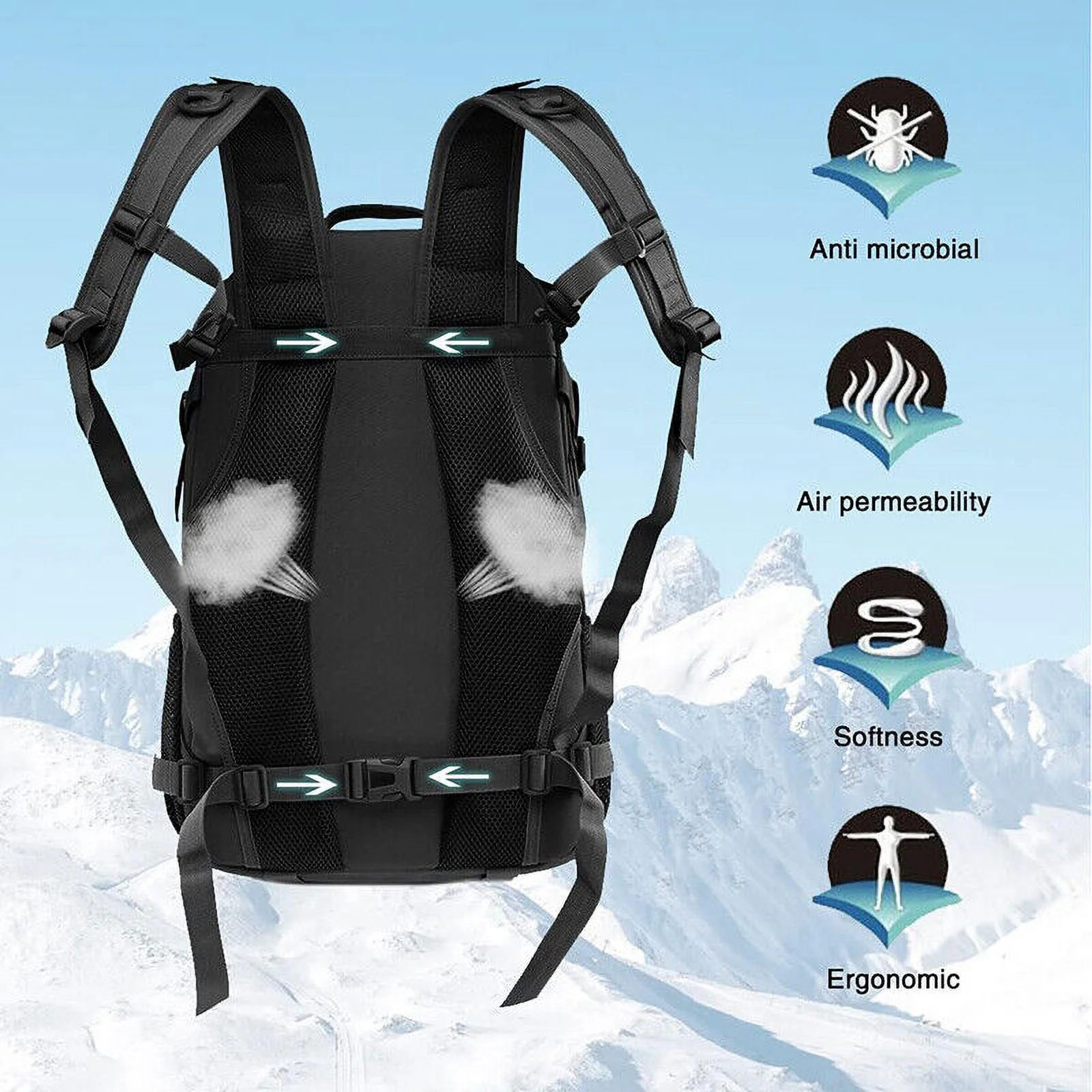 Military Tactical Backpack Army Molle Bag Out Bag Rucksack Travel Camping Hiking