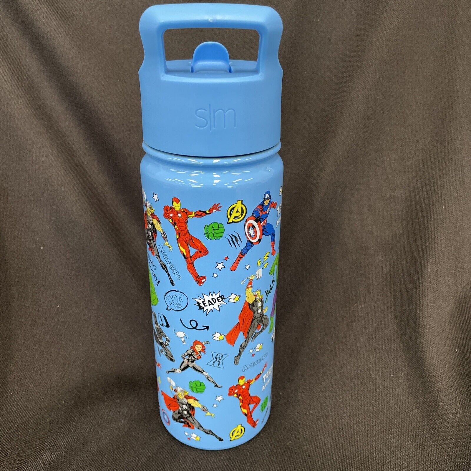 Simple Modern Avengers 18oz Stainless Steel Water Bottle W/Straw