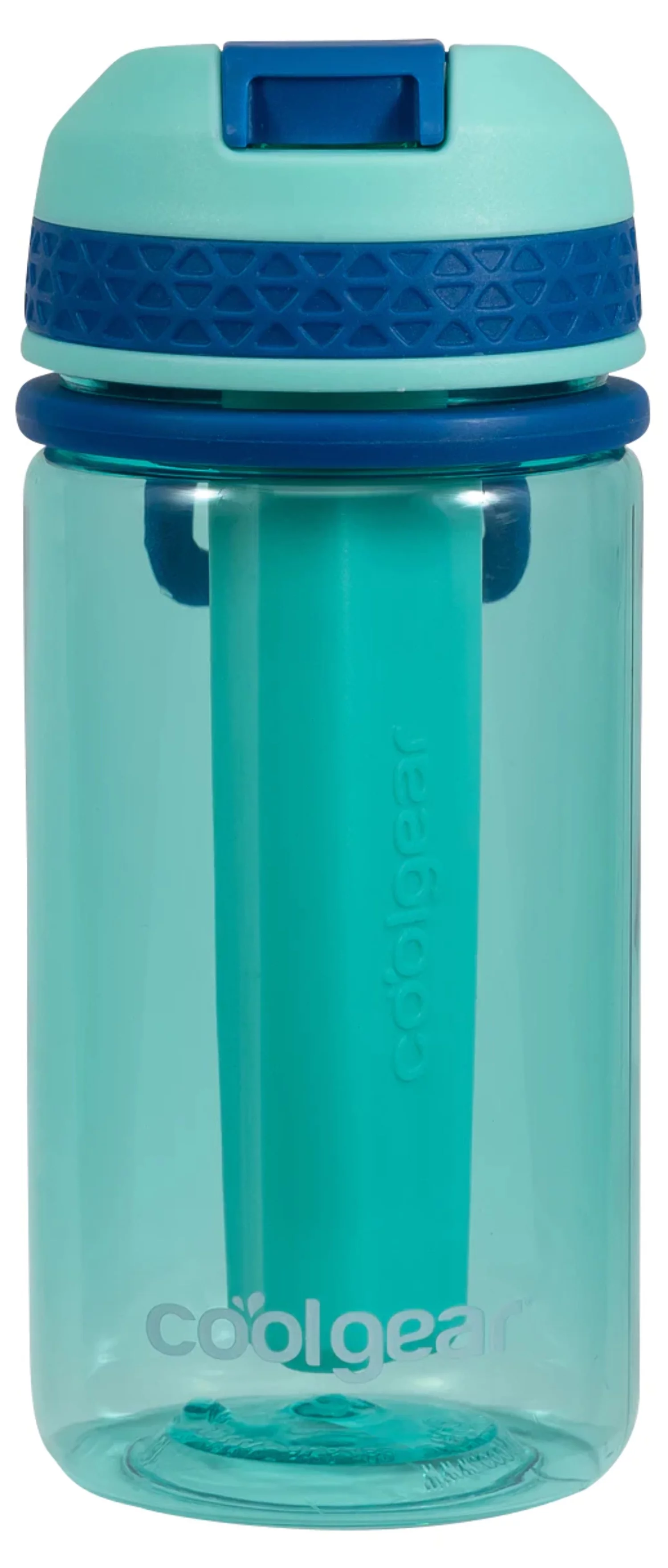 Cool Gear 4-Pack 18 oz Tritan Shatter Resistant Leakproof Water Bottle, Textured Silicone Band with Sipper Lid