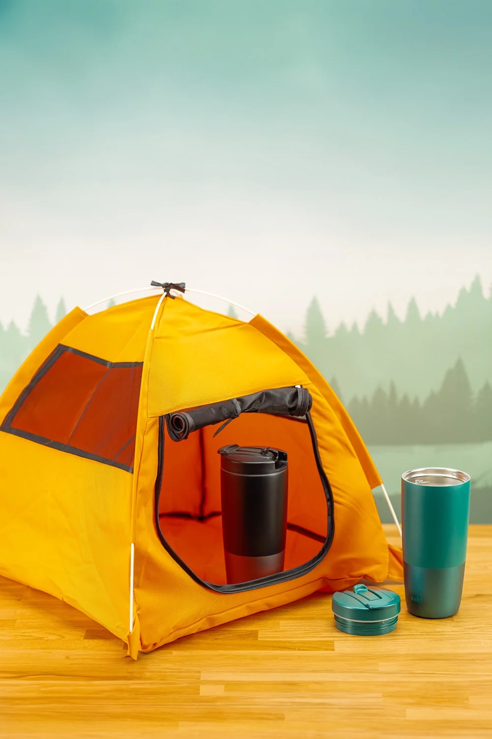 Zak Designs Sutton 30 ounce Vacuum Insulated Stainless Steel Tumbler (Jade)