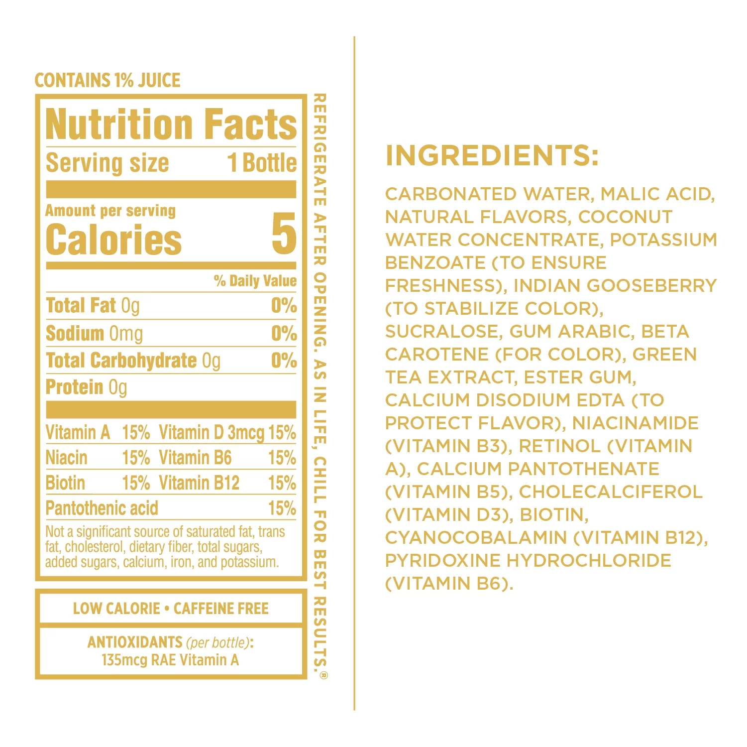 Sparkling Ice® Naturally Flavored Sparkling Water, Coconut Pineapple 17 Fl Oz, (Pack of 12)