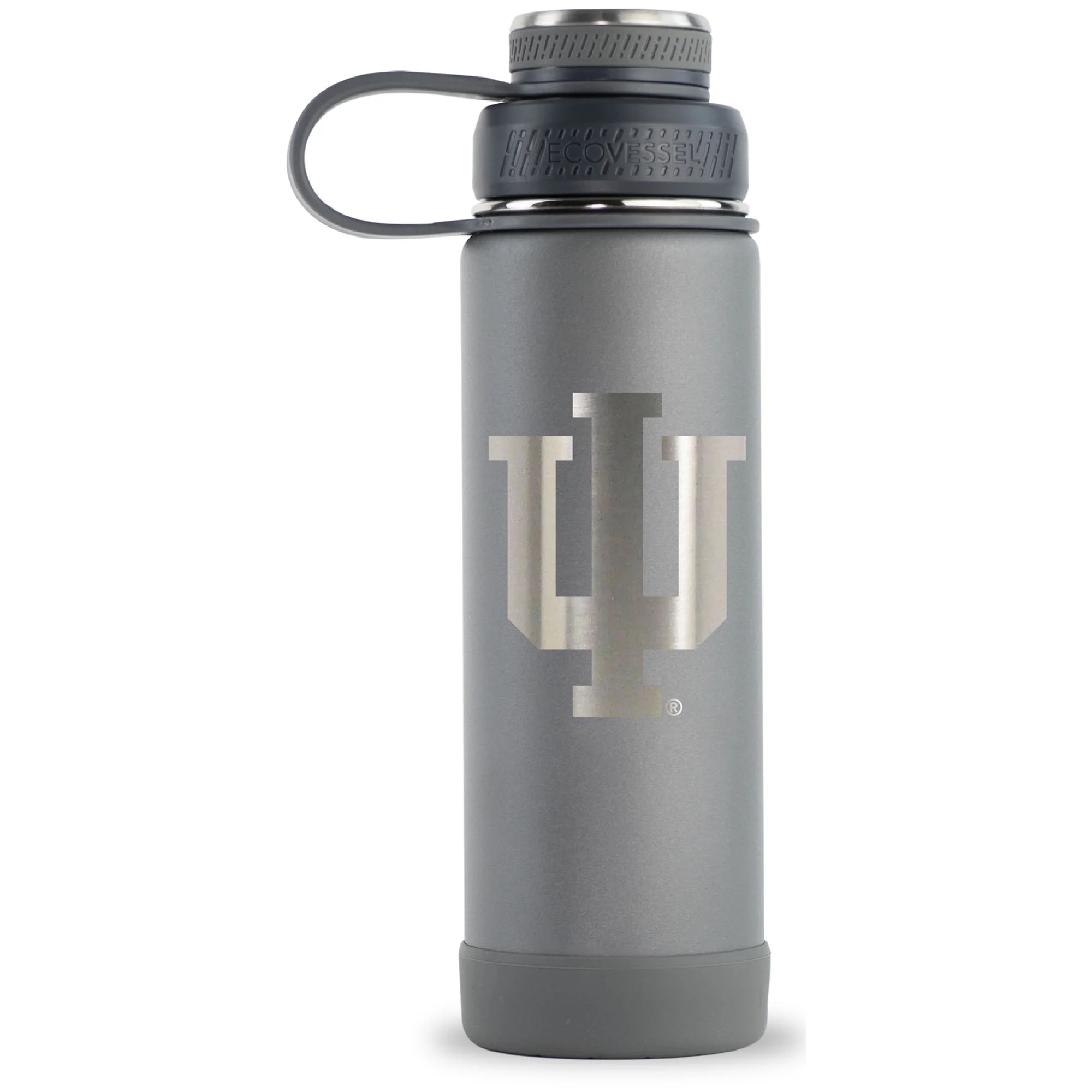 Gray Indiana Hoosiers 20oz. EcoVessel Boulder Bottle