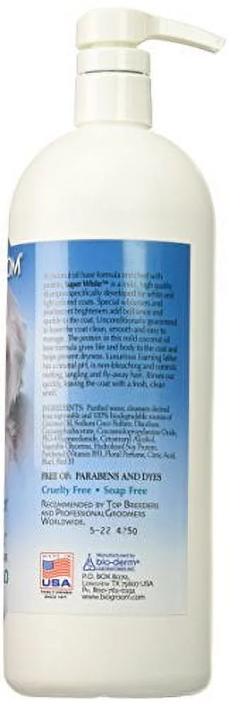Bio-groom super white shampoo, 32-oz bottle