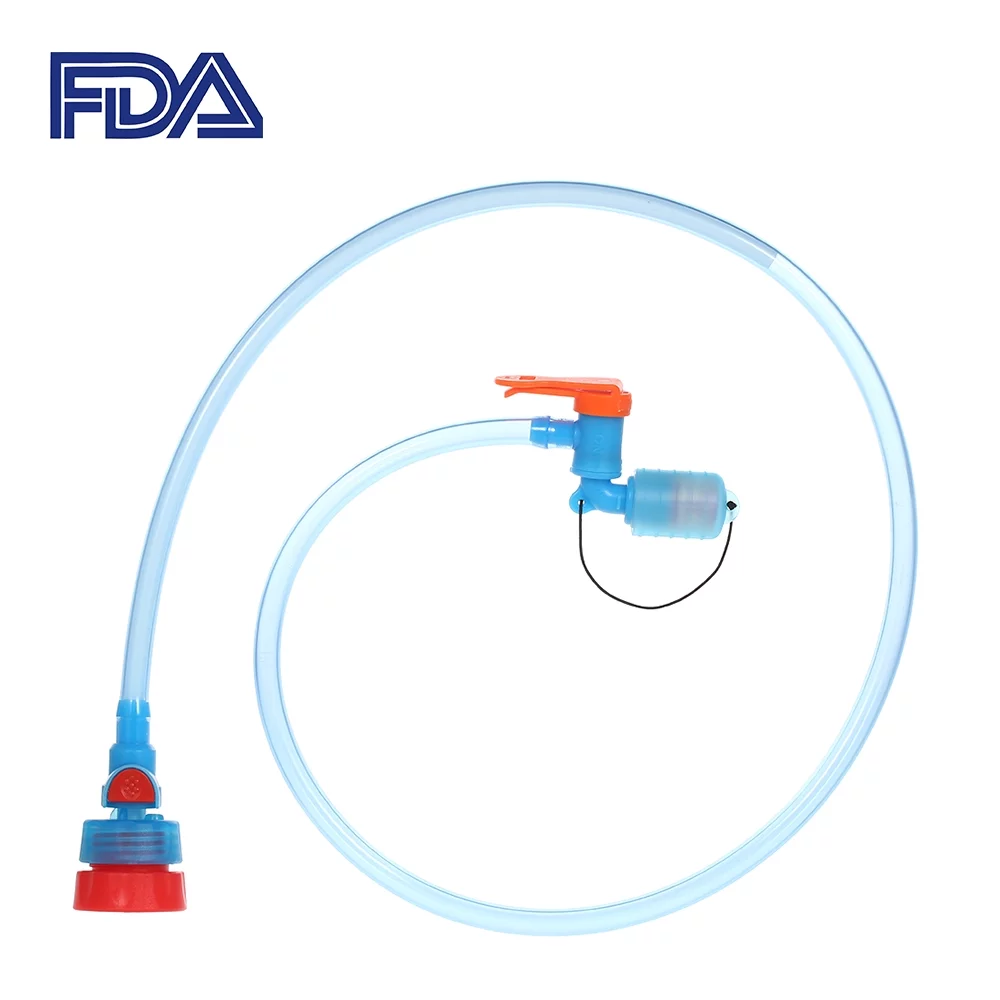 CACAGOO Water Bottle Drink Tube Hose Hydration Bladder Reservoir Pack Backpack System Hose Kit