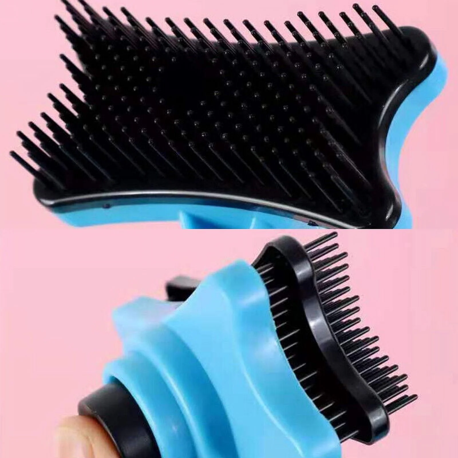 Pet Hair Remover Dog Cat Comb Grooming Massage Deshedding Self Cleaning Brush Ḿ