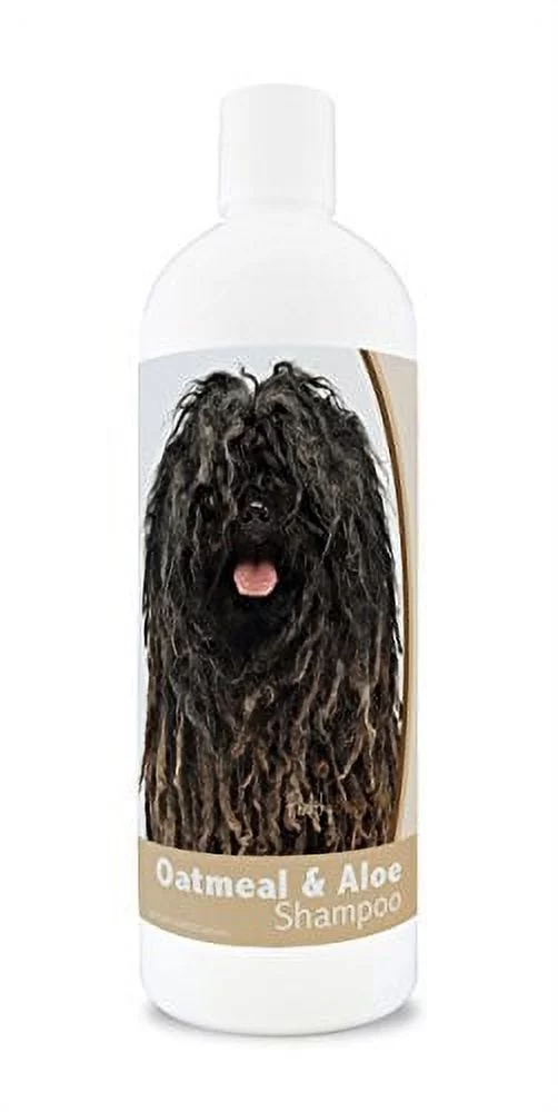 Healthy Breeds Aloe & Oatmeal Dog Shampoo for Pulik - Over 200 Breeds - 16 oz - Mild & Gentle for Sensitive Skin - Hypoallergenic Formula & pH Balanced