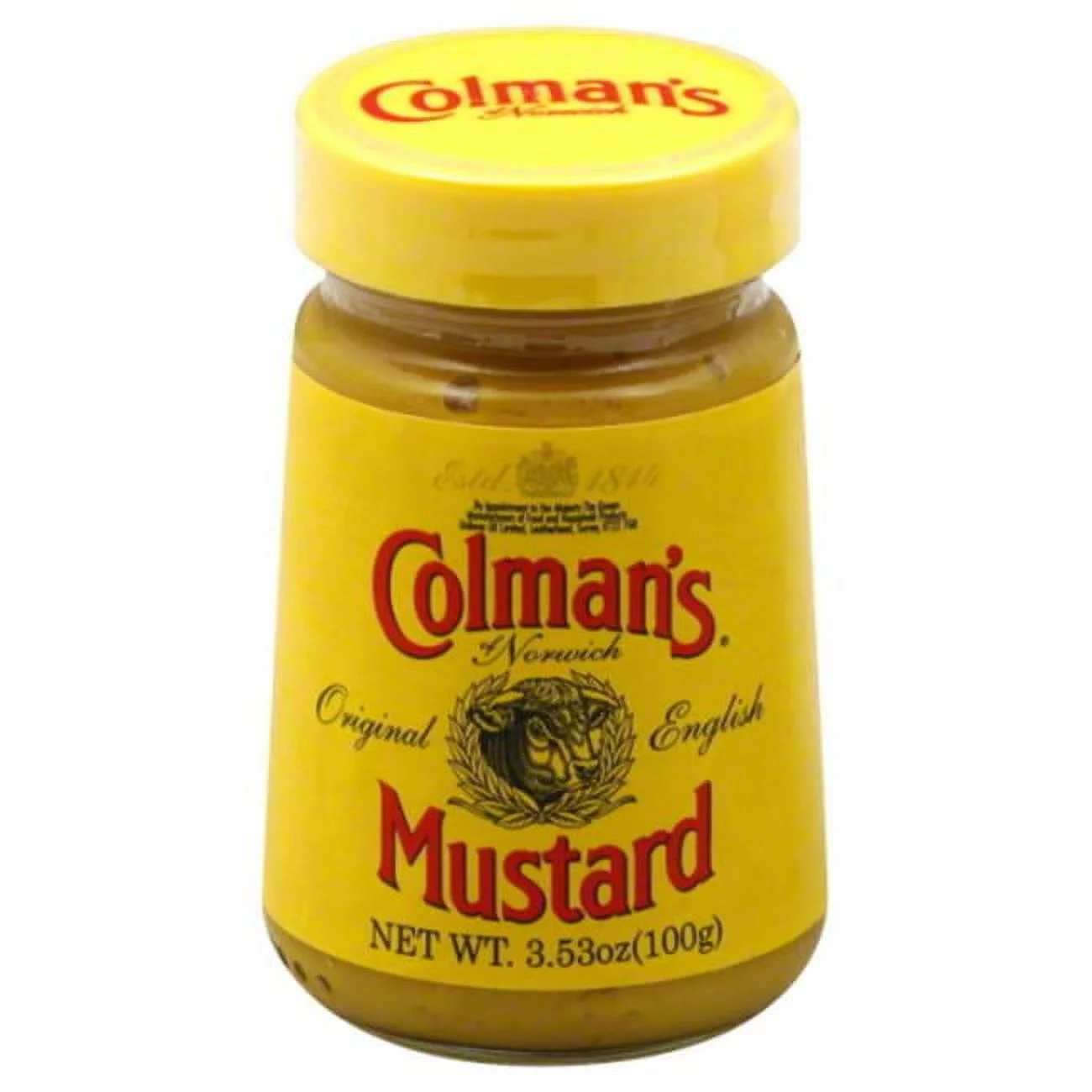 Colman's of Norwich 0062 Original English Mustard - 3.53 OZ - Pack of 8