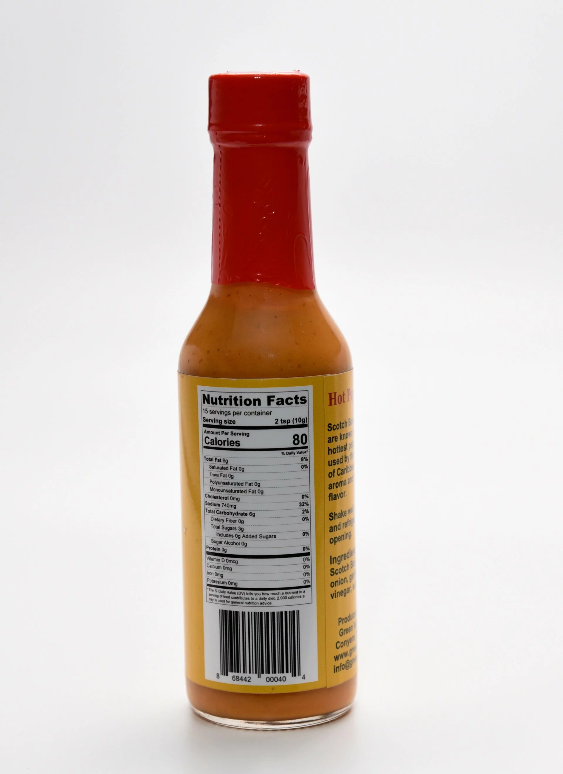 Hot Pepper Sauce 5 oz (Case of 12 bottles)