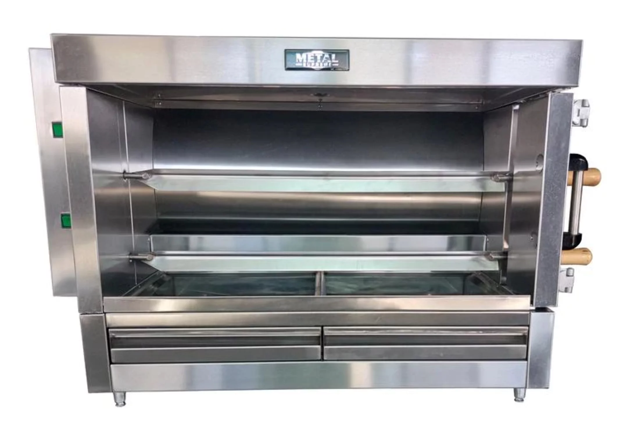 METAL SUPREME FRG2VE Chicken Rotisserie -10 Chickens - Gas