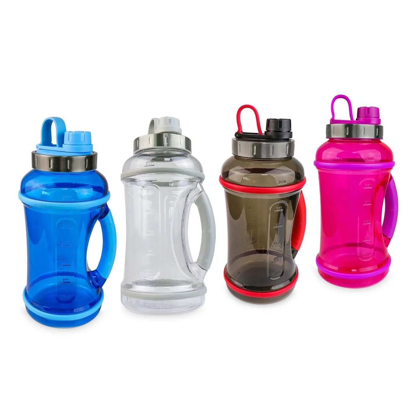 70oz Sport Water Bottle with Twist-Off Lid & Carry Handle Blue