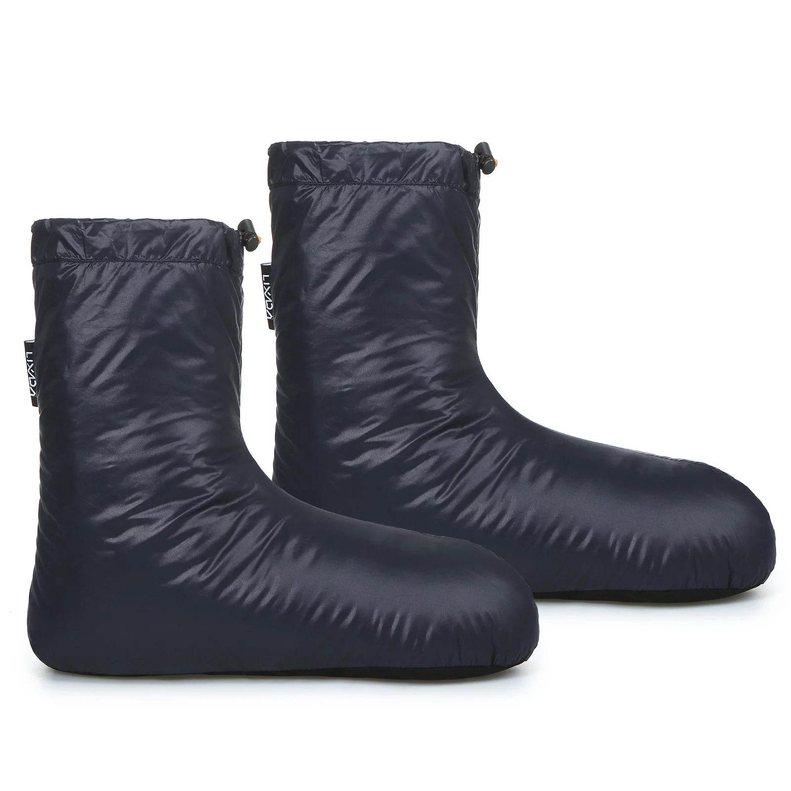 Lixada Down Filled Winter Booties Socks for Camping Backpacking Soft Warm Windproof for Men Women Unisex Sleeping Bag Tent Adjustable Drawstring