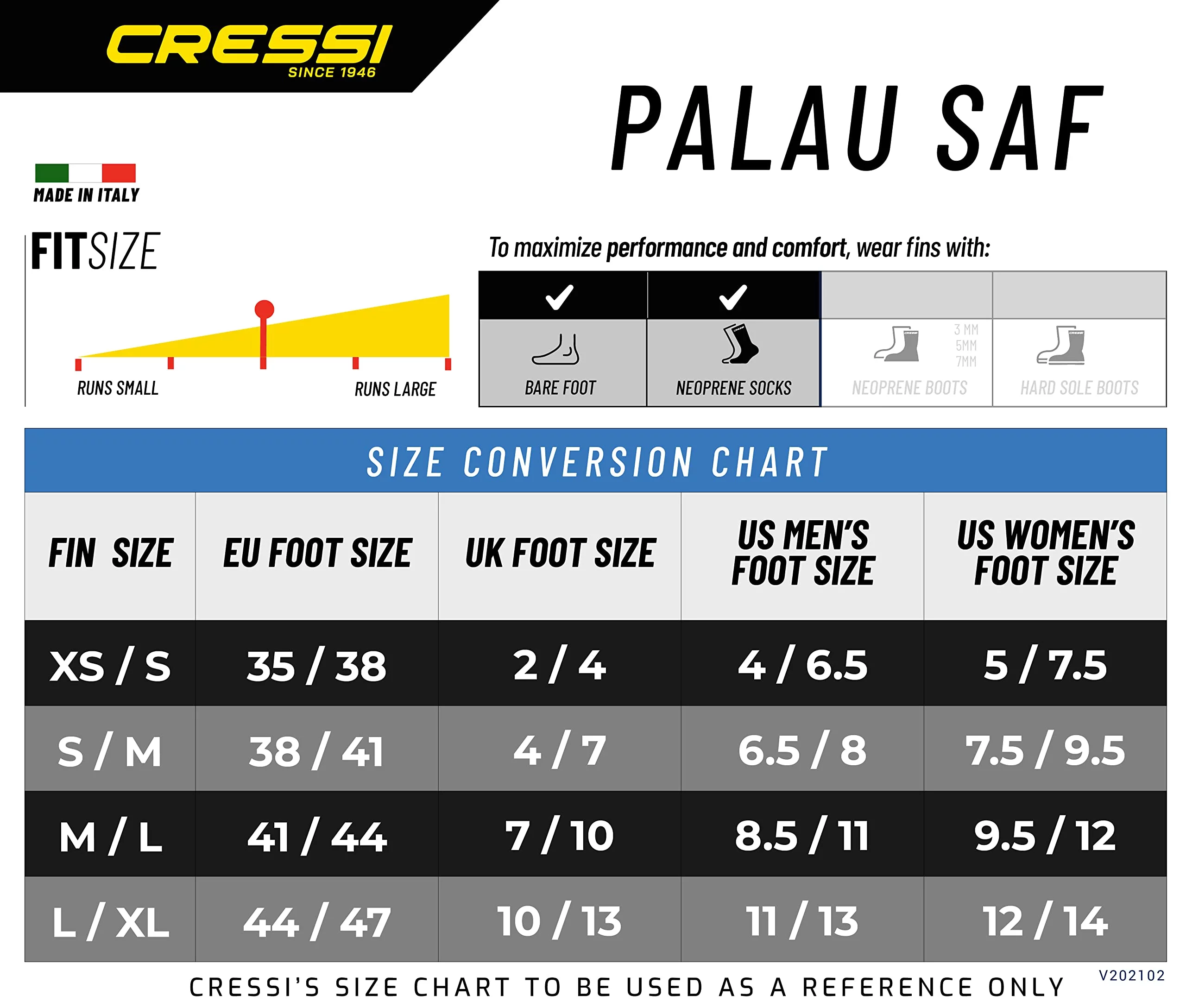 Cressi Palau SAF Package