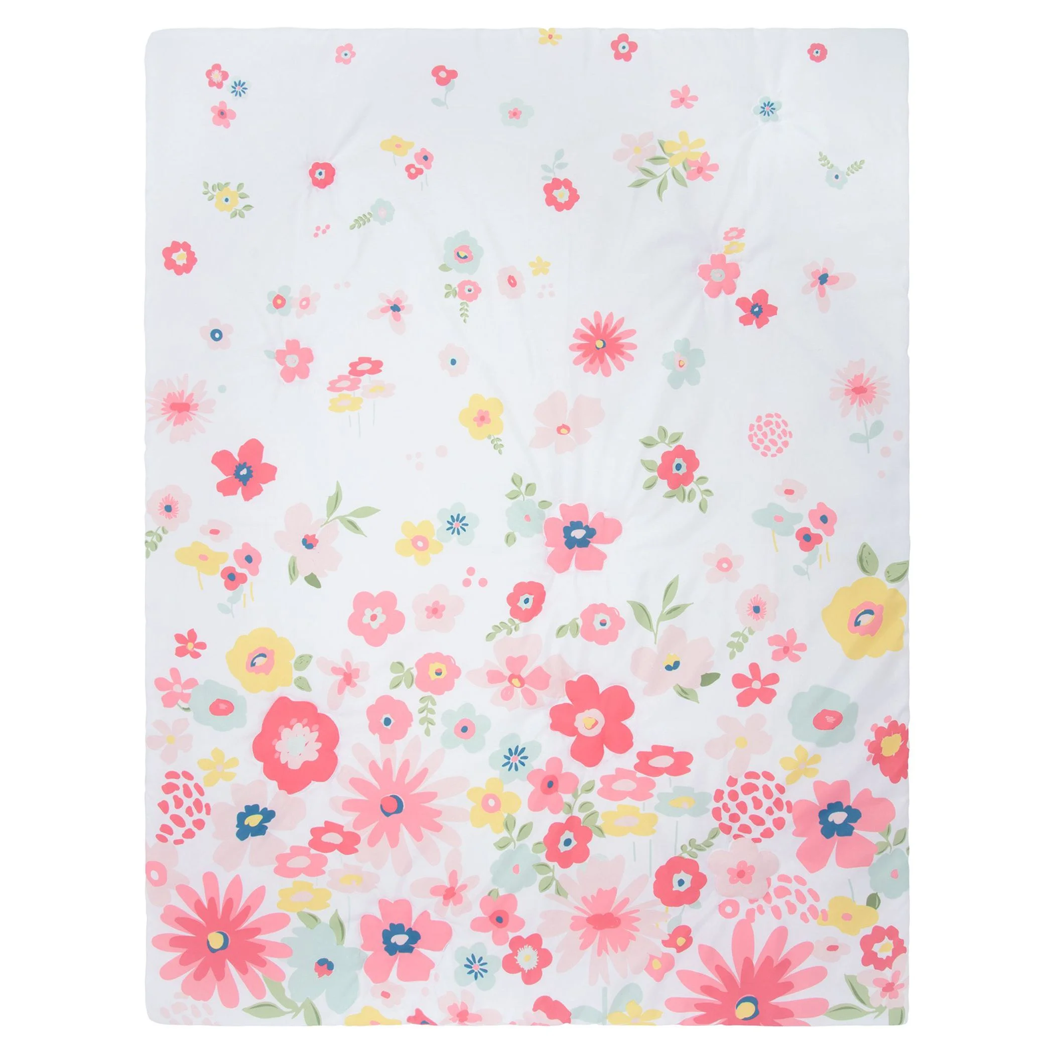 Sammy & Lou Floral Sprinkles 4 Piece Crib Bedding Set, Infant, Pink, Ladybug