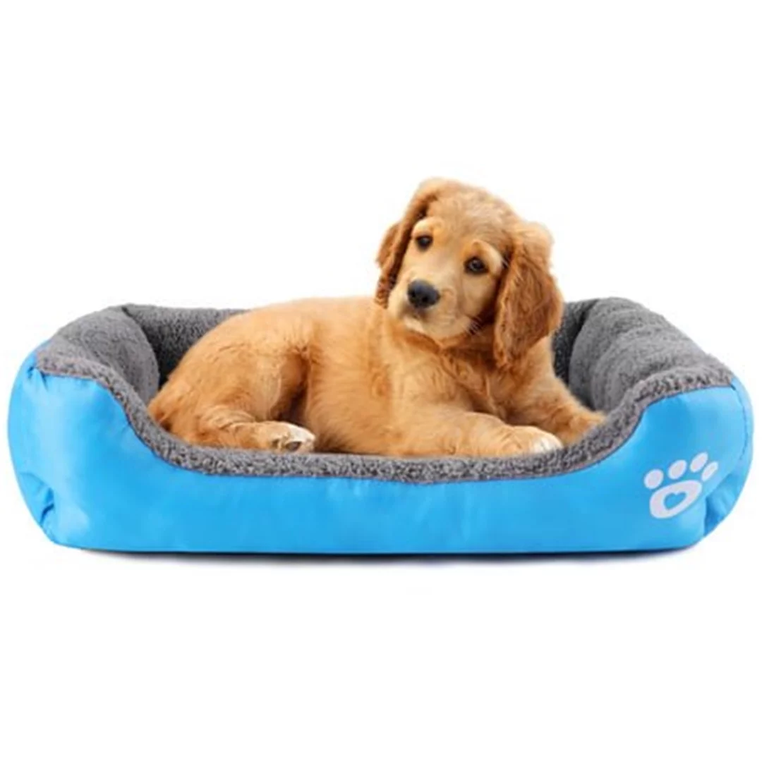 ZBH large Dog Bed Machine Washable Rectangle Puppy Bed with Anti-Slip Bottom, Soft Sleeping Pet Bed Durable
