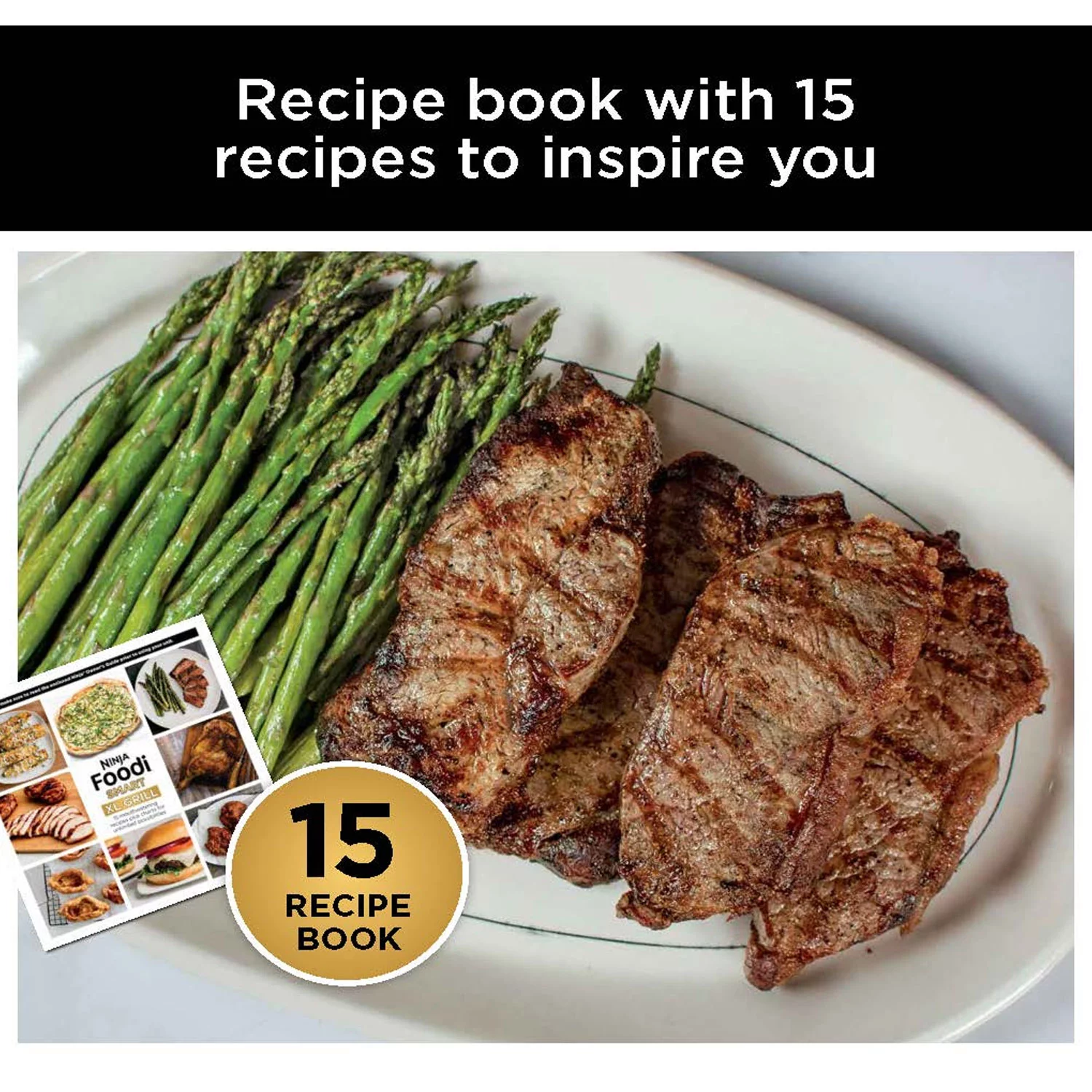 Restored Ninja Foodi Smart XL 4in1 Indoor Grill Air Fryer (Refurbished)