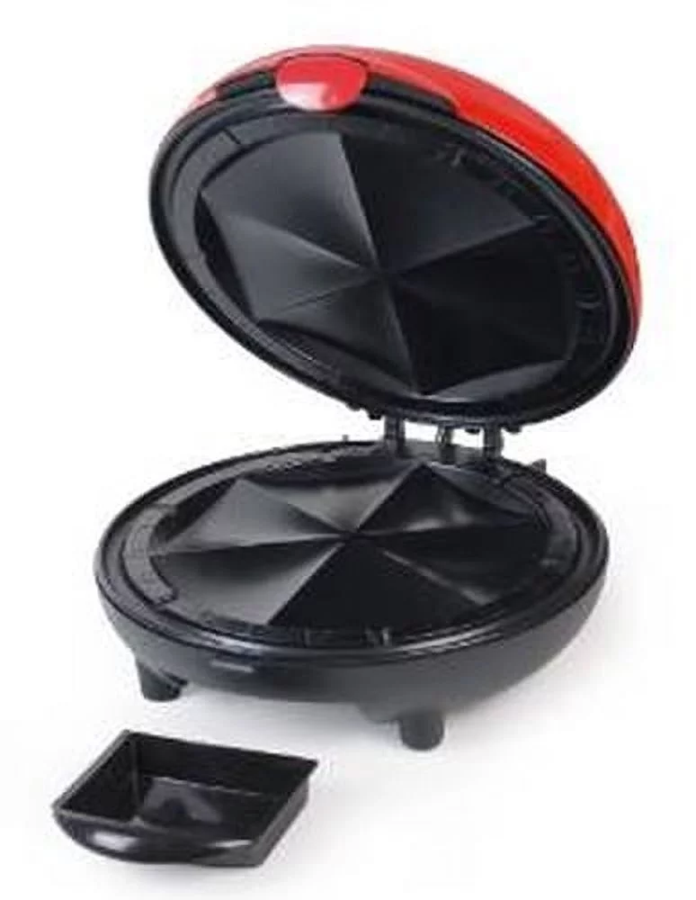 Nostalgia EQM200 Fiesta Series 6-Wedge Electric Quesadilla Maker with Extra Stuffing Latch