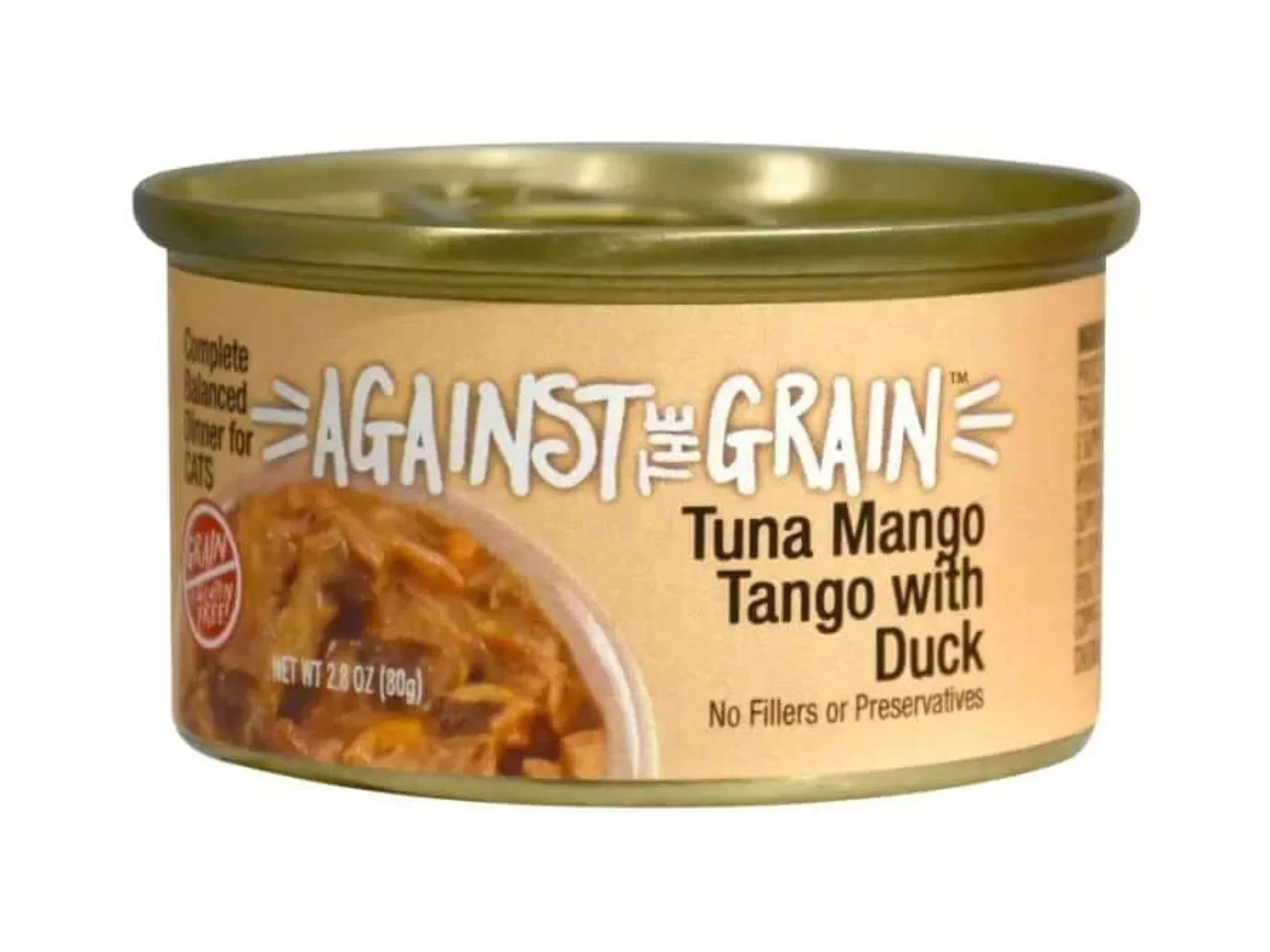 Against the Grain Tuna Mango Tango With Duck Dinner Wet Cat Food, 24Each/2.8 Oz (Count of 24)