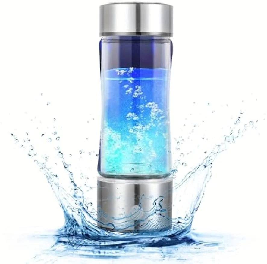 Hydrogen Water Bottle, Hydrogen Water Generator, Portable Hydrogen Generator, Rechargeable Water Ionizer with New PEM SPE Technology Water Ionizer Machine