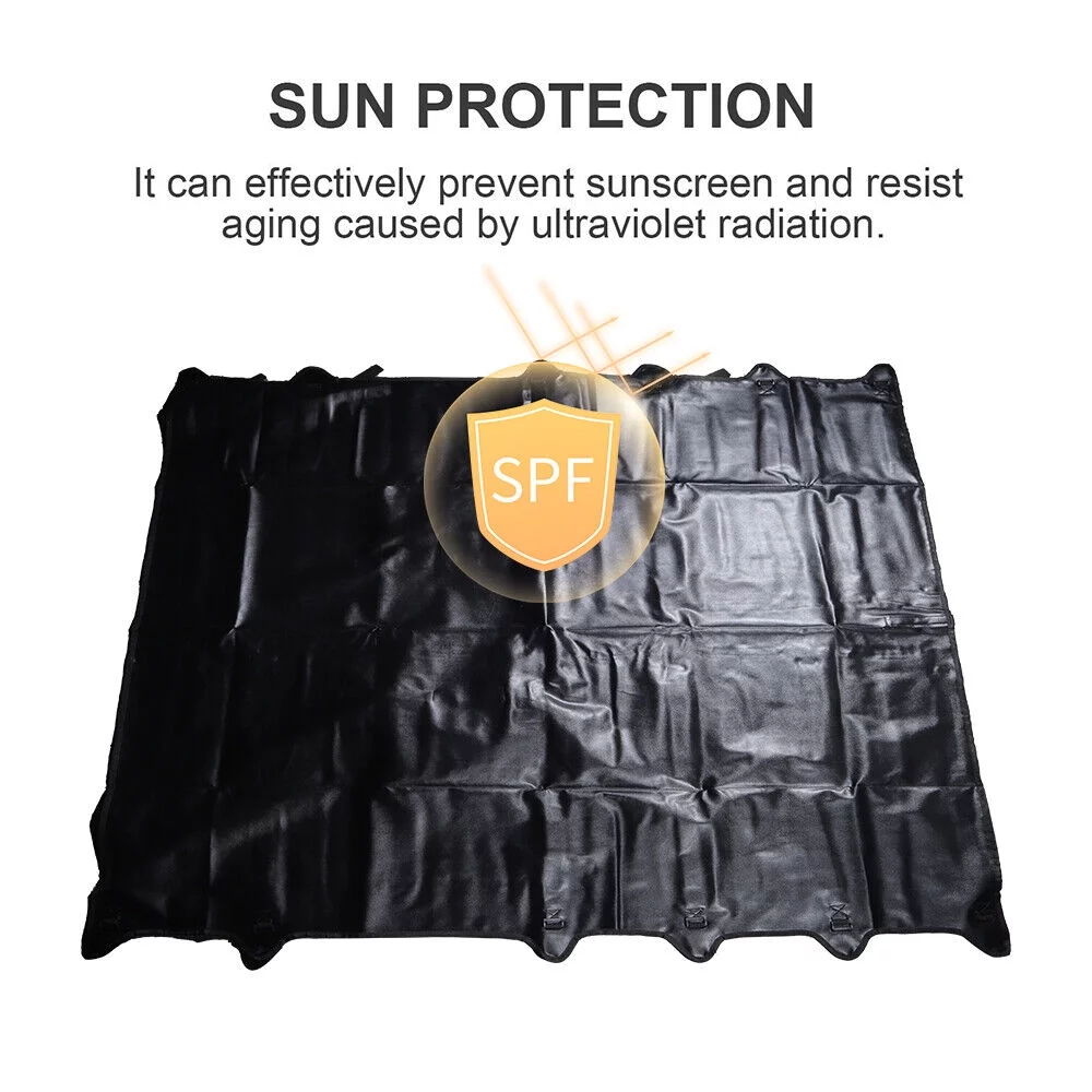 Paddsun New Bikini Leather Top Roof Sunshade for 1997-2006 Jeep Wrangler TJ Soft Cover