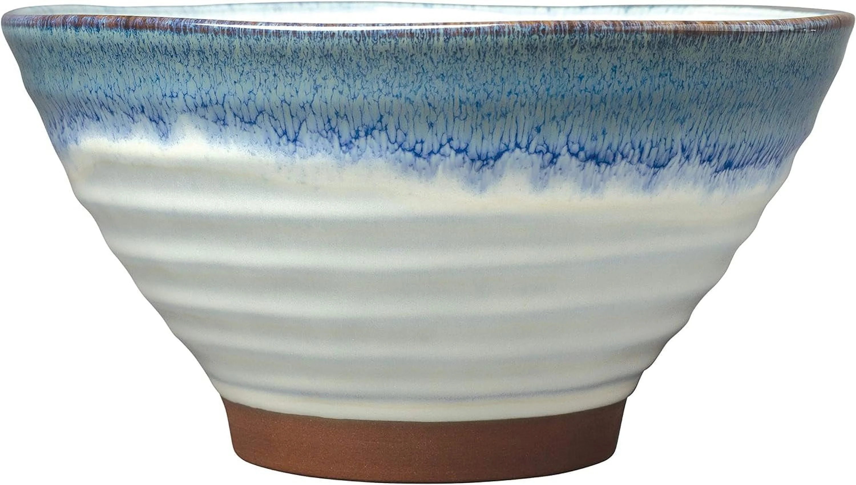 Talia 16-Piece Stoneware Dinnerware Set With Round Plates, Bowls, And Mugs, Dusk Blue