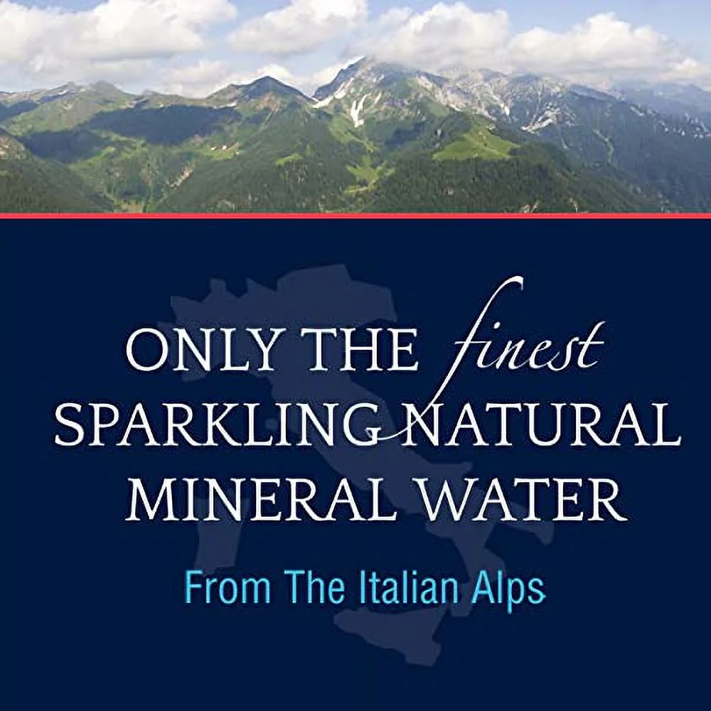 Sparkling Natural Mineral Water, 8.45 Fl Oz. Glass Bottle (24 Count)