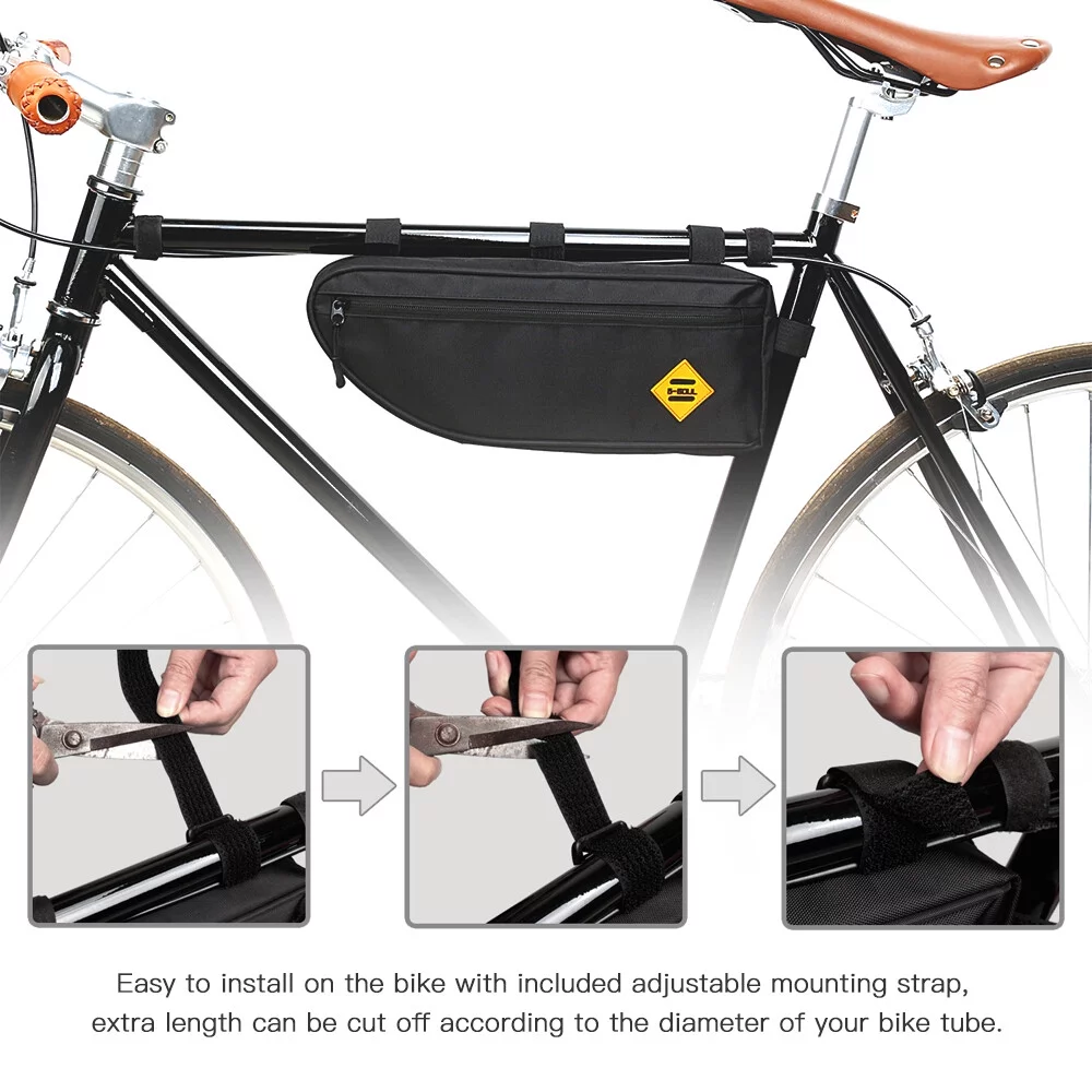 Bike Pannier,Bike Frame Tube Mtb Pouch Frame Huiop Waterproof Eryue