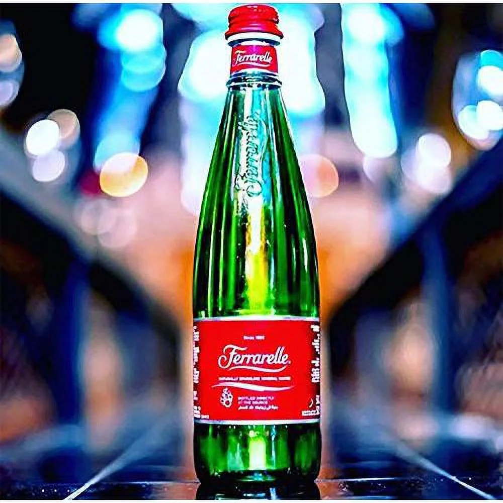 Sparkling Natural Mineral Water  750 Ml (6 Glass Bottles)