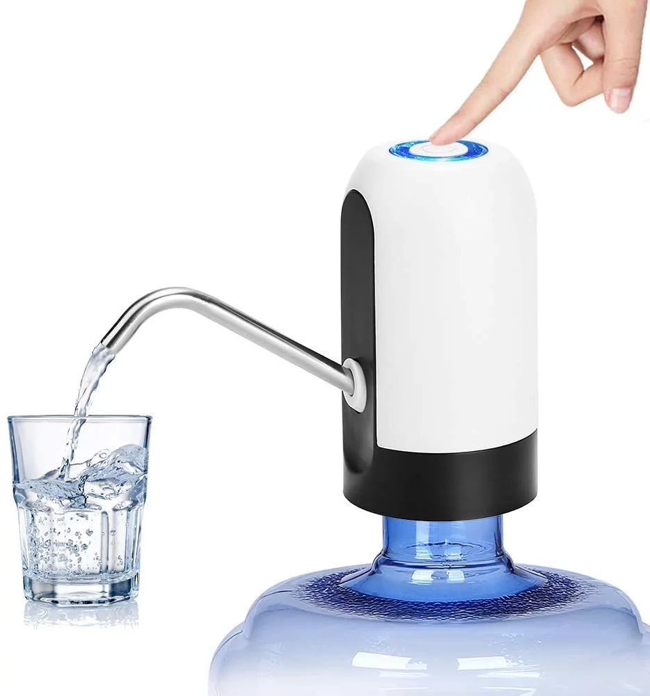 Electric Water Dispenser, Automatic Portable Water Dispenser, Drinking Water Pump for 5 Gallon Bottle Jug with Rechargeable Battery
