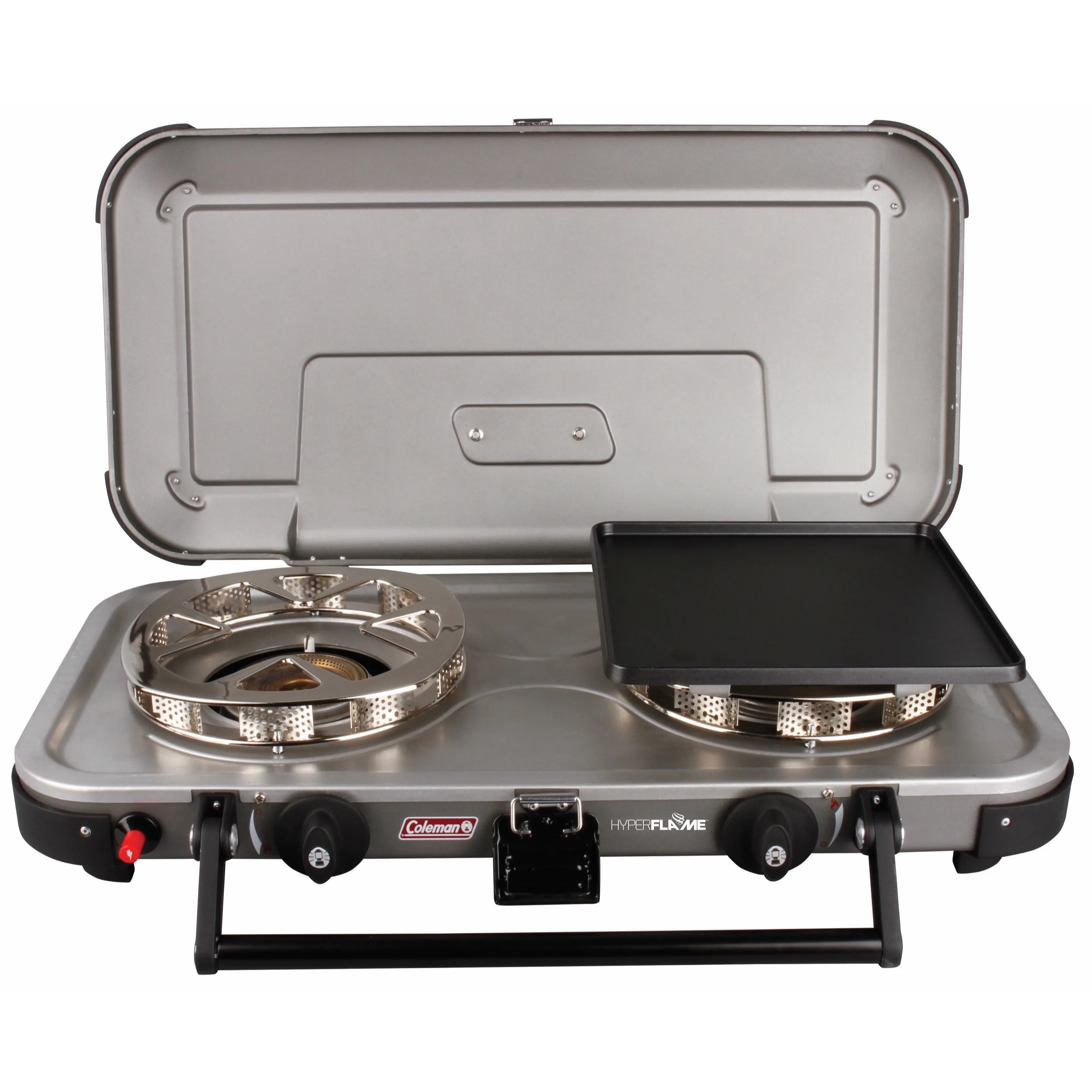 Coleman Gladiator series FyreChampion 3-IN-1 Propane Outdoor Stove, 2000020105
