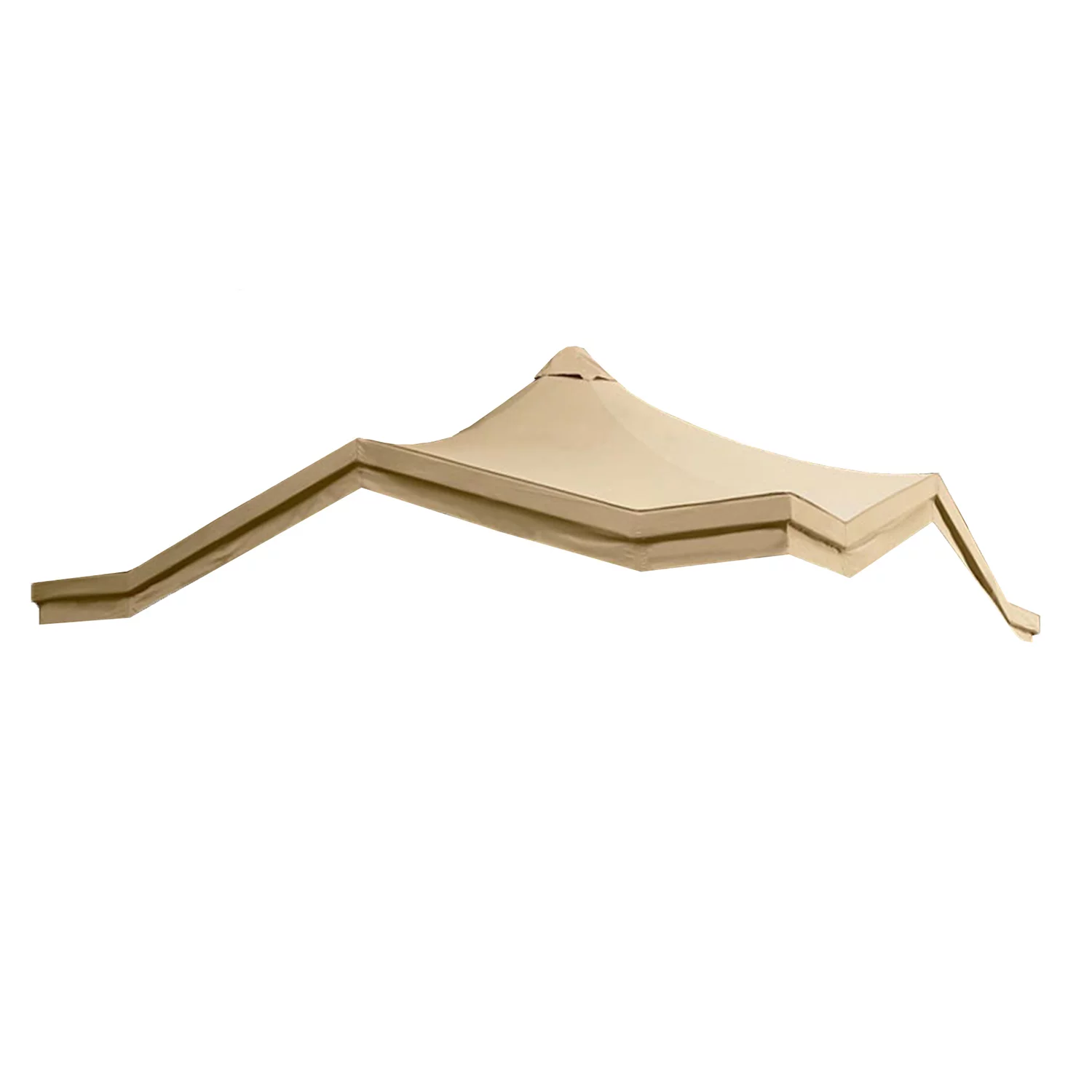 Garden Winds  Replacement Canopy Top for the Peaked Top Gazebo, Beige, RipLock 350