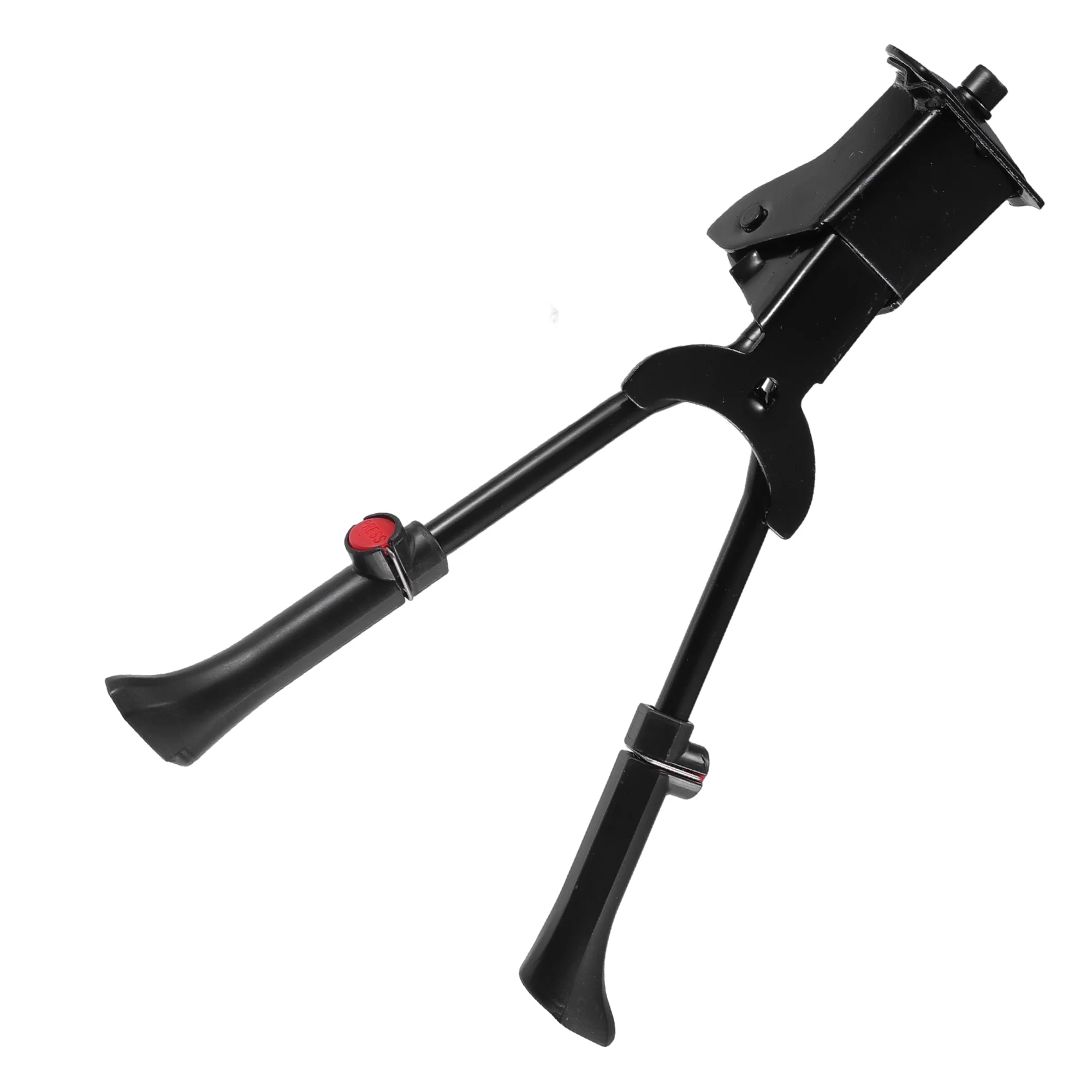 Unique Bargains 1 Pcs Aluminum Alloy Adjustable Bicycle Stand Non-Slip Side Stand Kickstand Bicycle for Mountain Bike