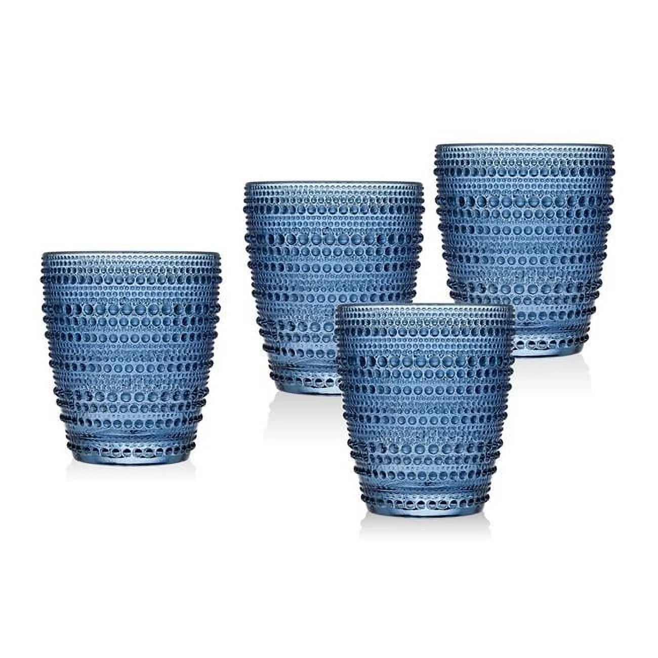 Lumina Double Old Fashioned Glasses, Blue - Set of 8