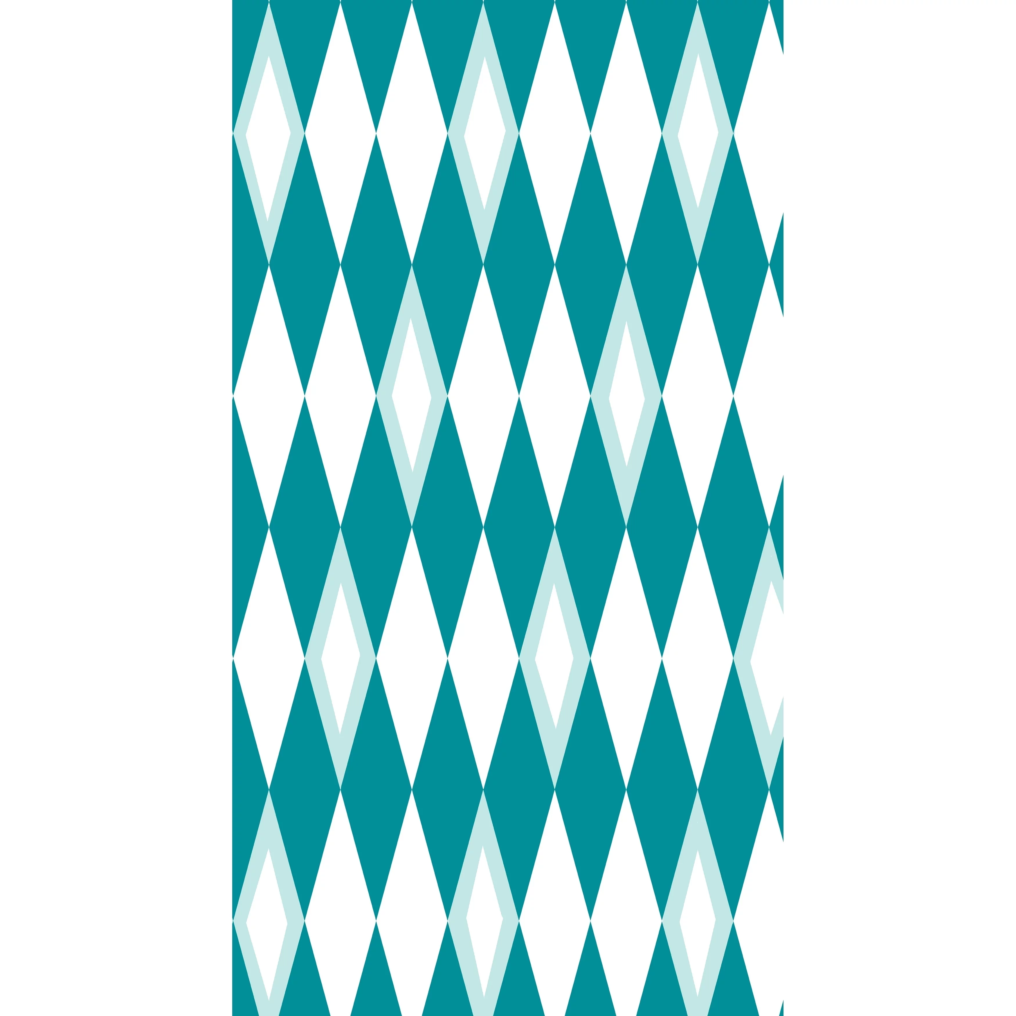 Simply Daisy, 16 x 25 inch, Harlequin, Geometric Print Kitchen Towel, Royal Blue