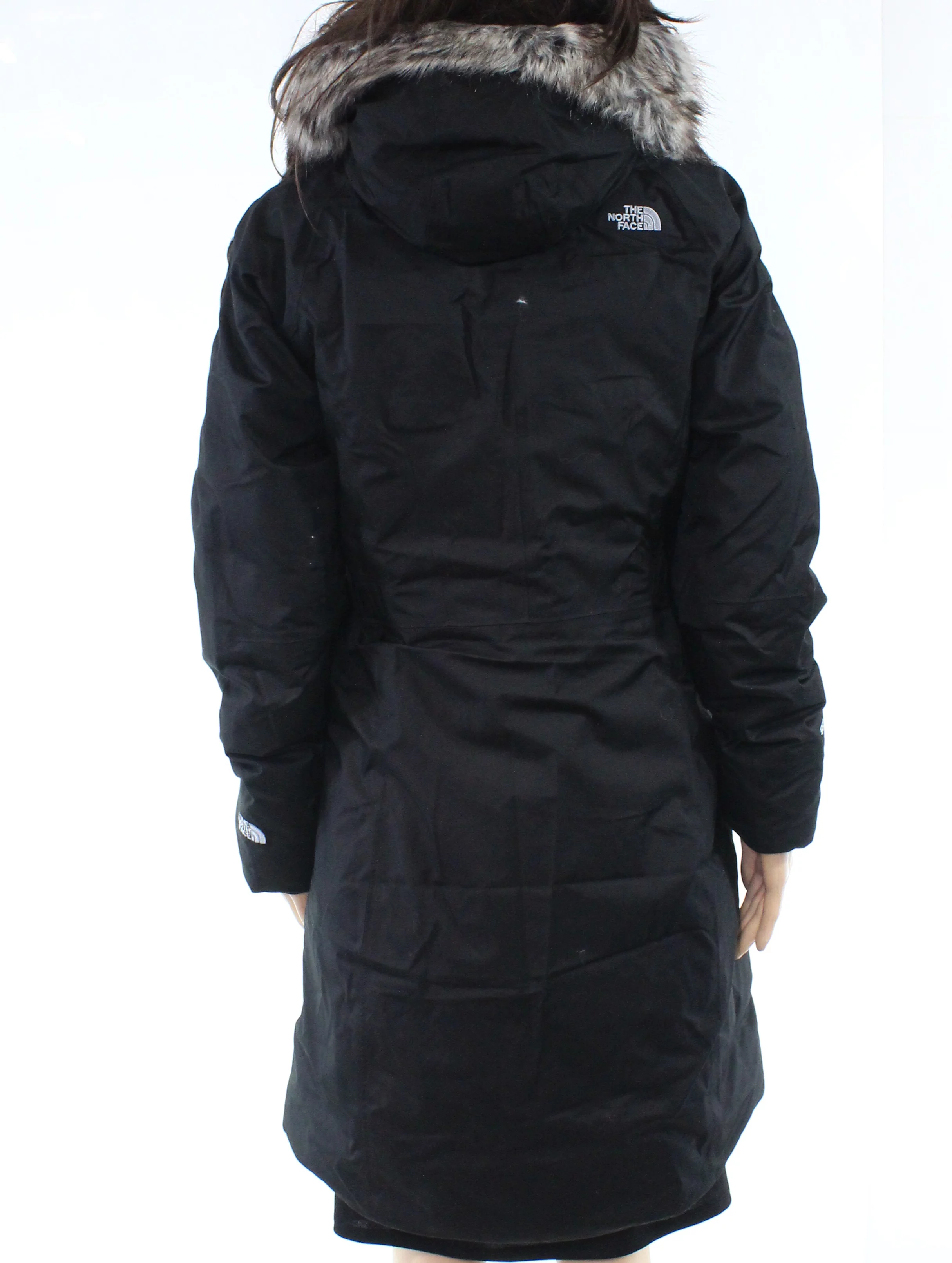 The North Face Womens Arctic Parka Waterproof Jacket Size Medium Color Black