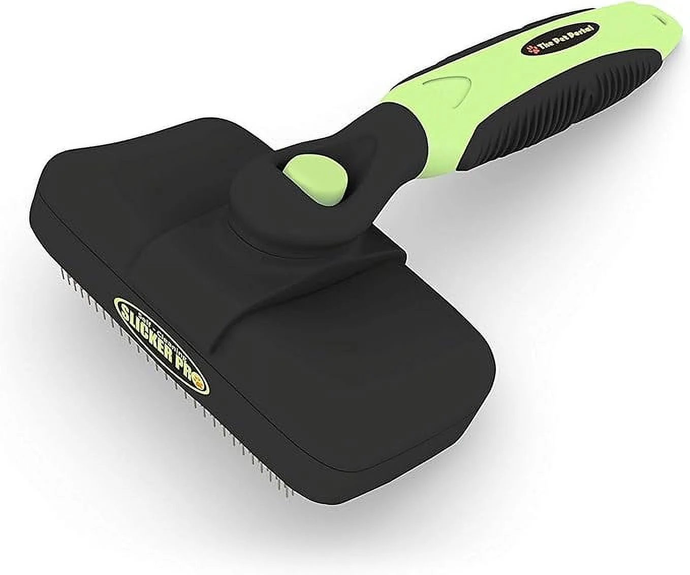 The Pet Portal Self Cleaning Dog Brush for Shedding Slicker Brush Cat Long Haired Pet Brush Grooming Deshedding Supplies - Small Pets