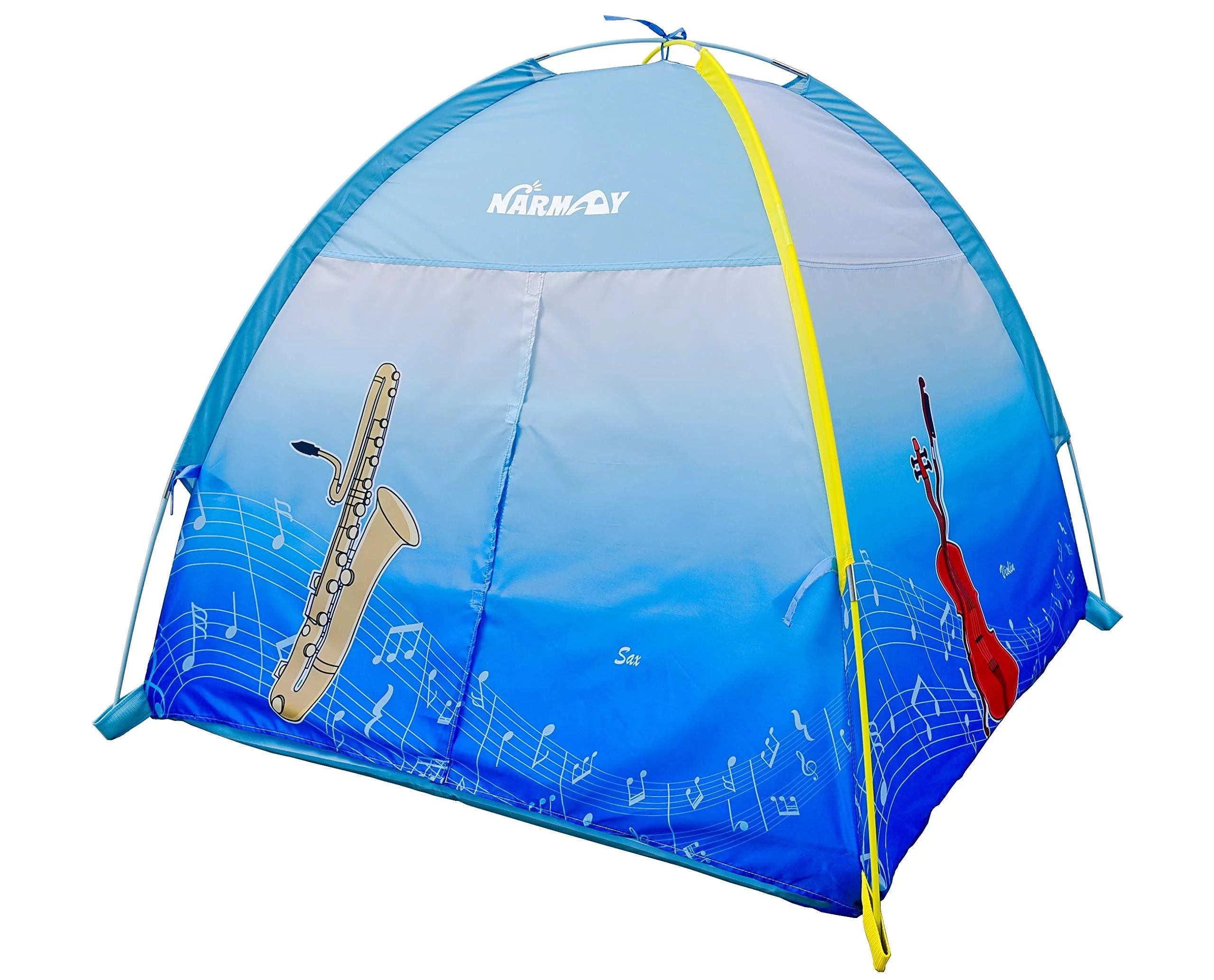NARMAY Play Tent Music World Dome Tent for Kids Indoor / Outdoor Fun - 48 x 48 x 40 inch