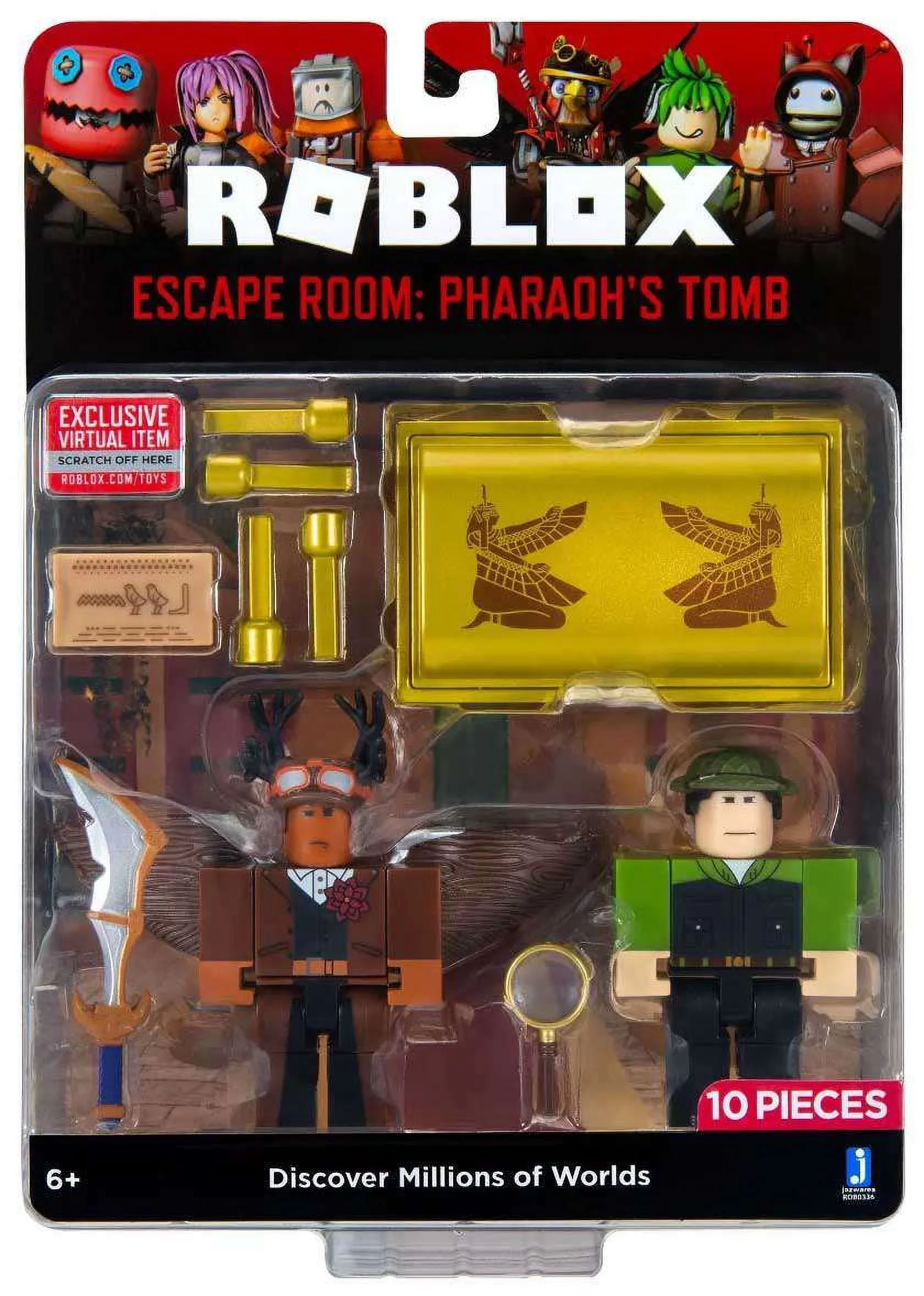 Roblox Escape Room: Pharaoh's Tomb Action Figure 2-Pack