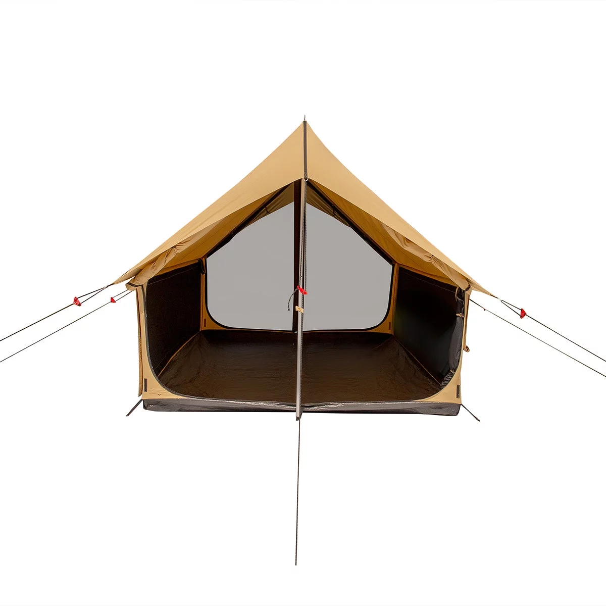WHITEDUCK Rover Canvas Scout Tent - 8' x 9' Waterproof 4 Season Luxury Outdoor Camping and Glamping Yurt Tent , Water Repellent, Sandstone Beige