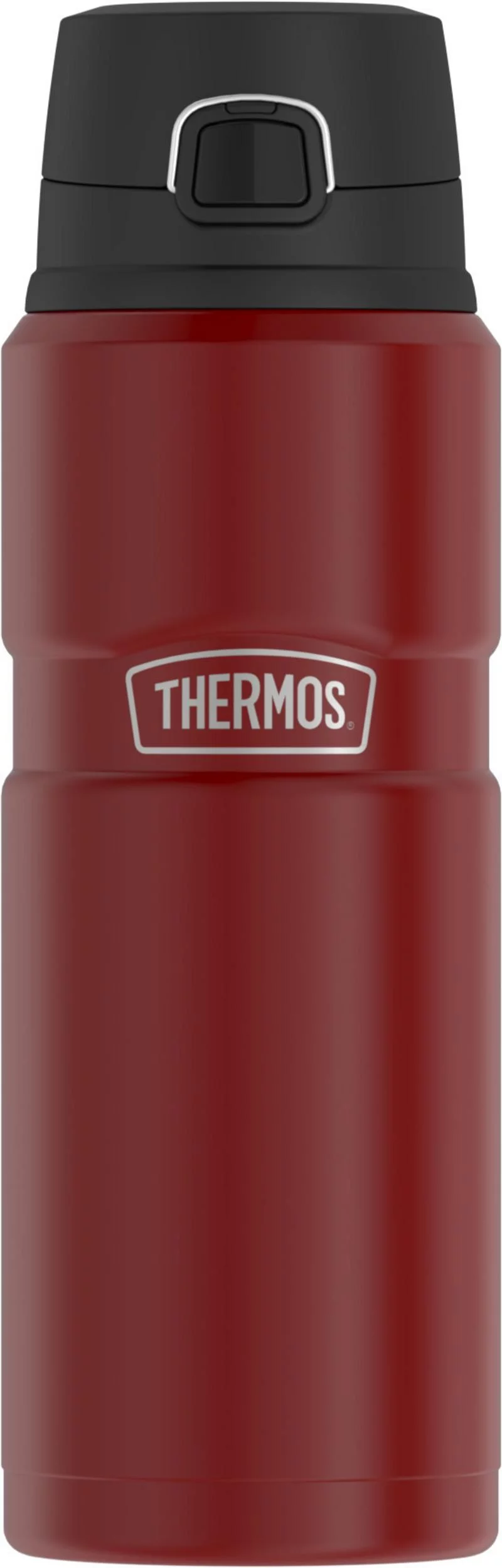 Thermos Stainless King Vacuum Insulated Stainless Steel Drink Bottle, 24oz, Matte Rustic Red
