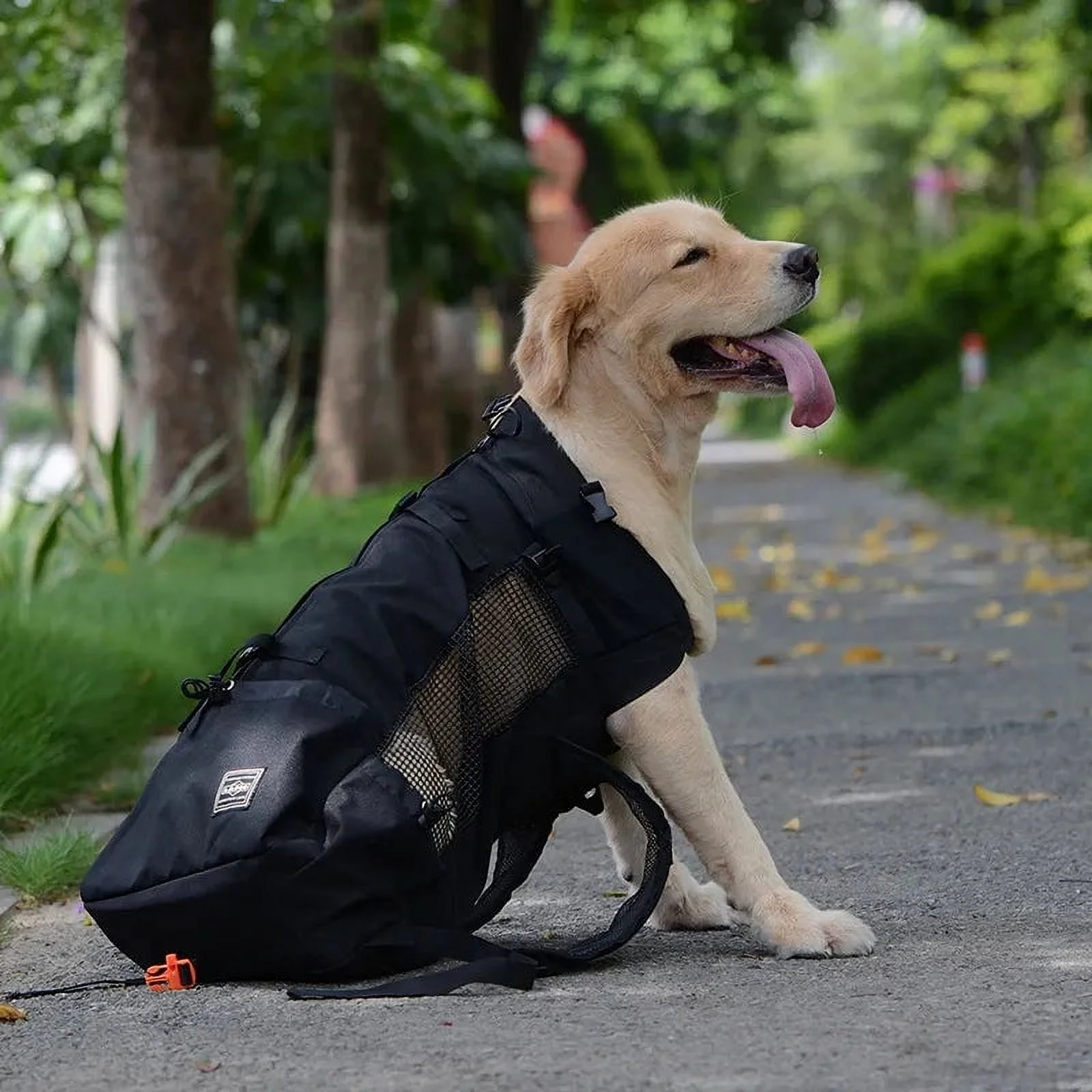Breathable Pet Dog Carrier Bag for Large Dogs Golden Retriever Bulldog Backpack Adjustable Big Dog Travel Bags Pets Products