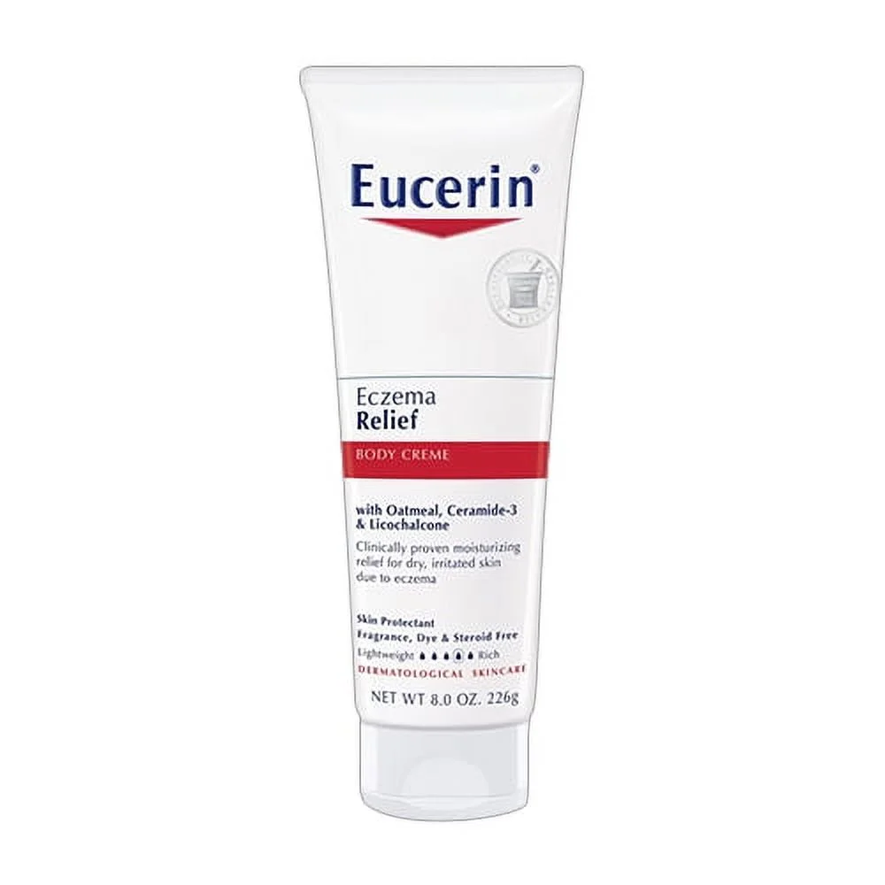 Eucerin Eczema Relief Body Cream With Oatmeal - 8 Oz, 2 Pack