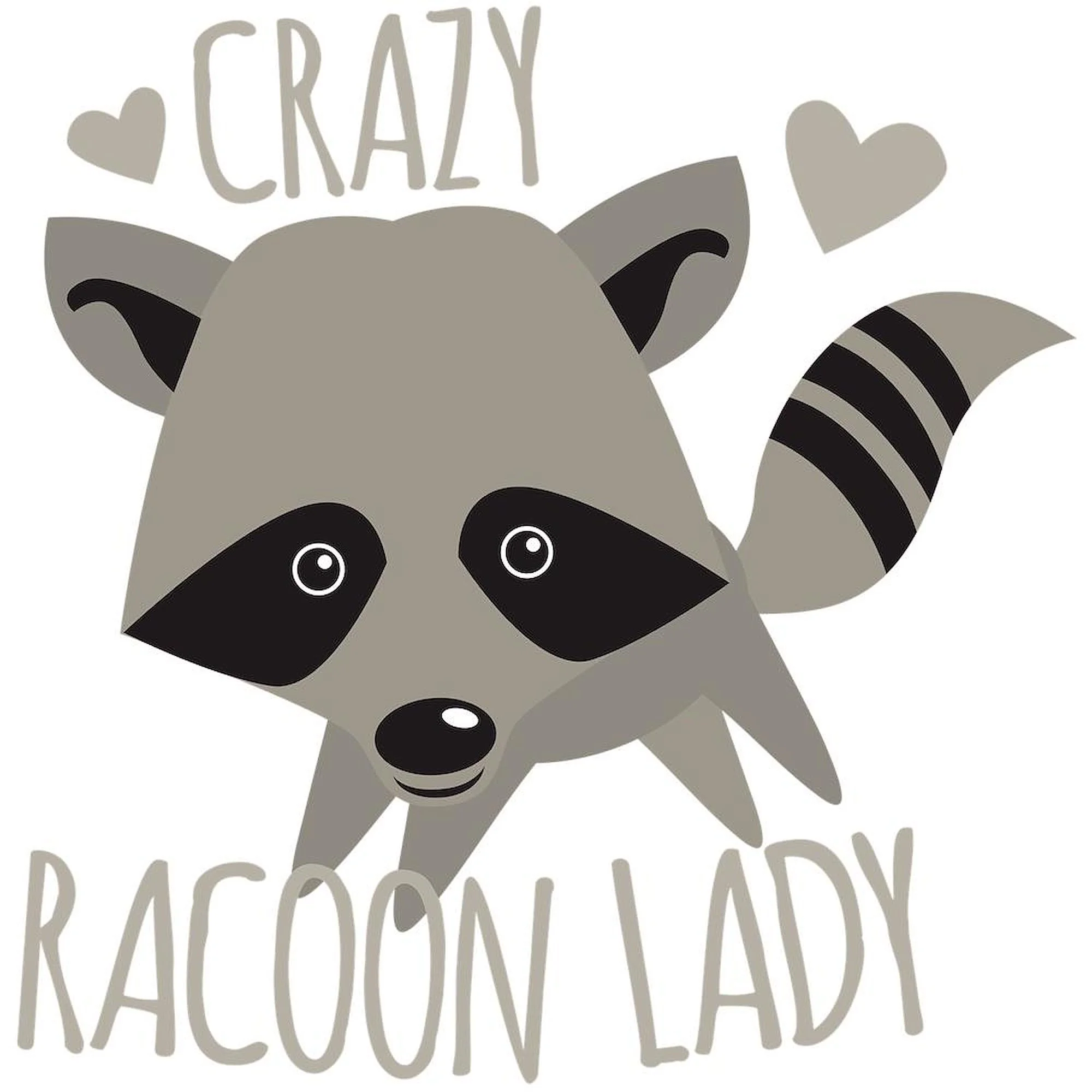 CafePress - Crazy Racoon Lady Mugs - 15 oz Ceramic Large Mug