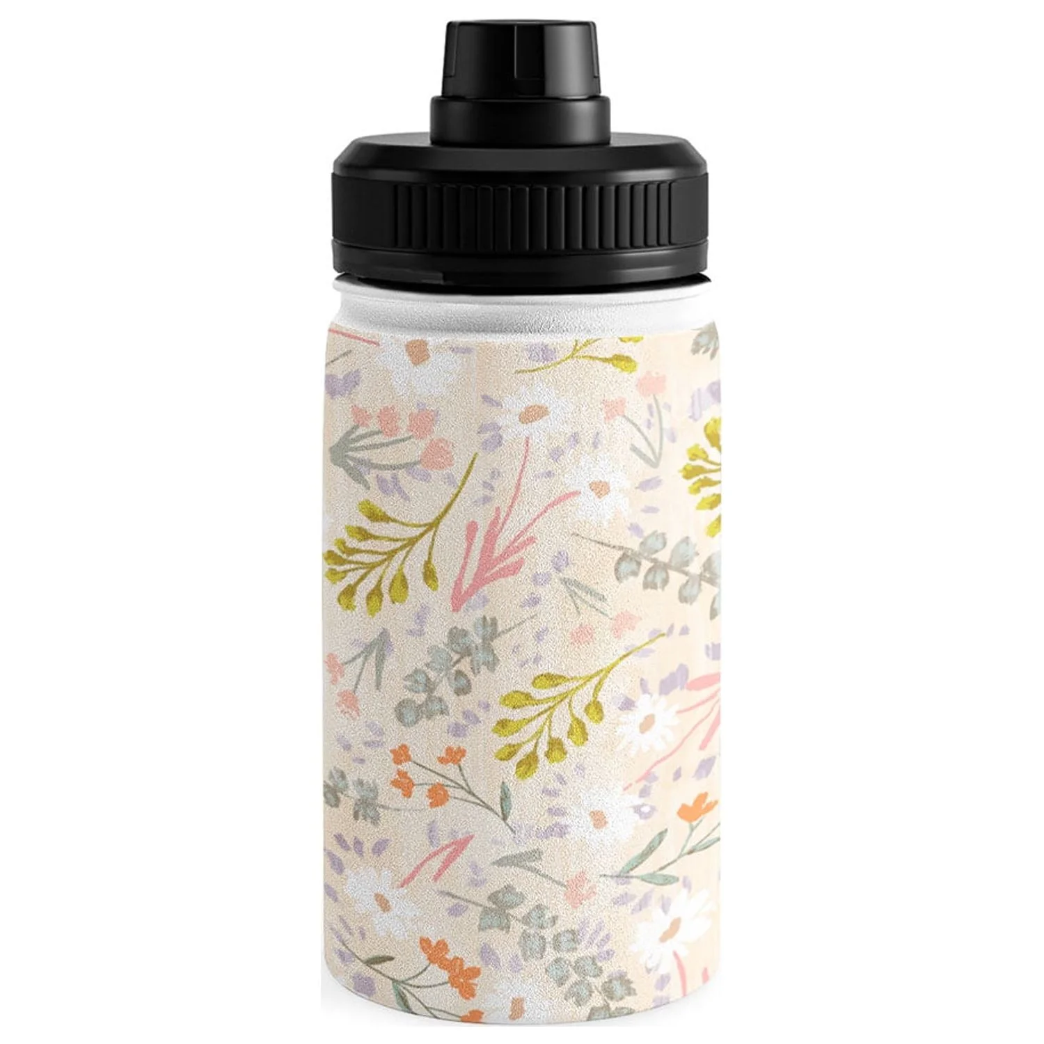 Society6 Schatzi Brown Mallory Floral Sand Water Bottle 12 oz