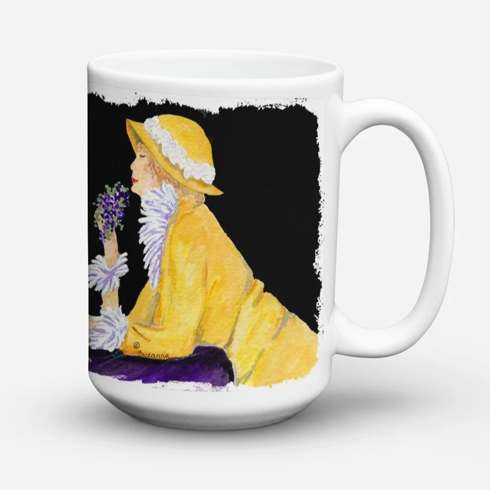 Caroline's Treasures SS8632CM15 Chihuahua Dishwasher Safe Microwavable Ceramic Coffee Mug, 15 oz, Multicolor -