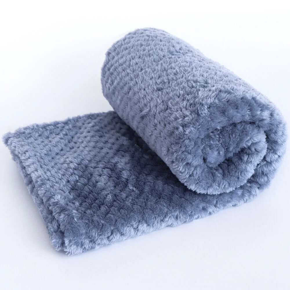 Large Pet Blanket Soft Baby Dog Cat Warm Blankets for Car Fleece Throw Washable