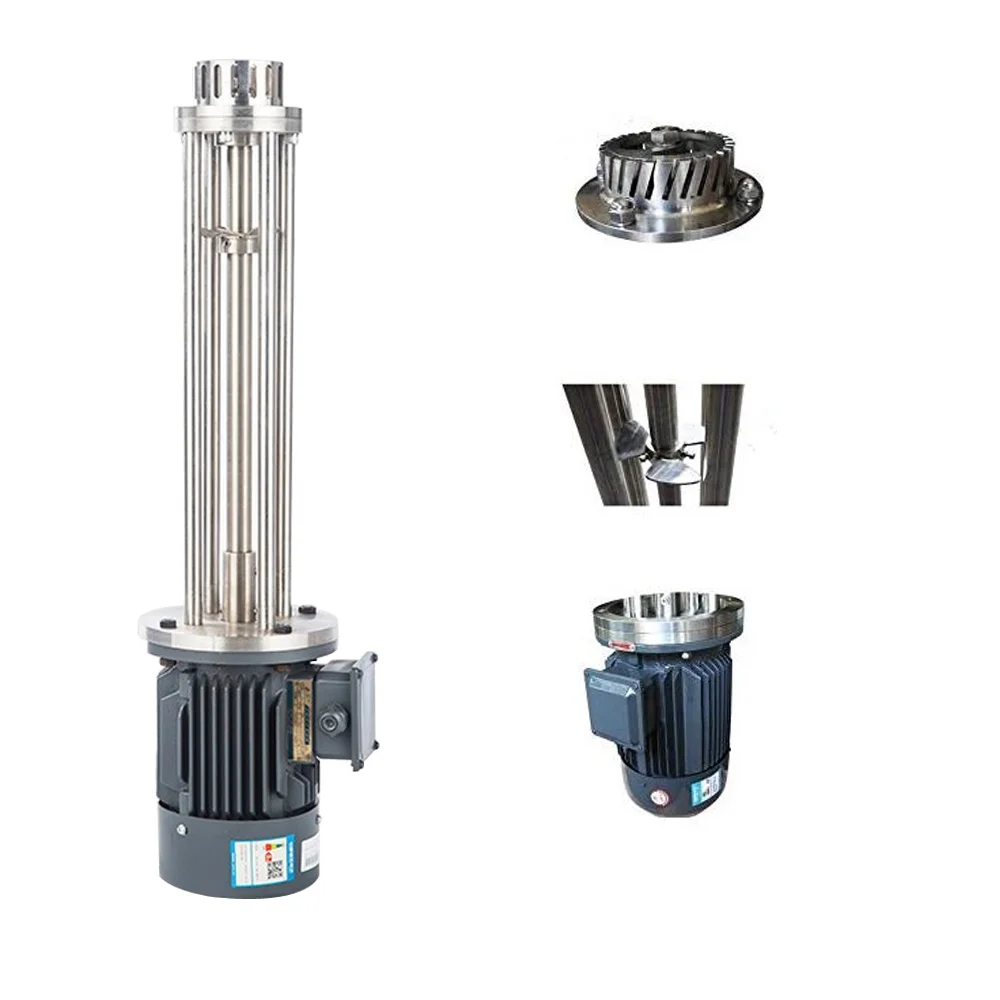 INTBUYING 4KW 220v High Shear Mixer Disperser Machine Emulsifying Cosmetics Laborator