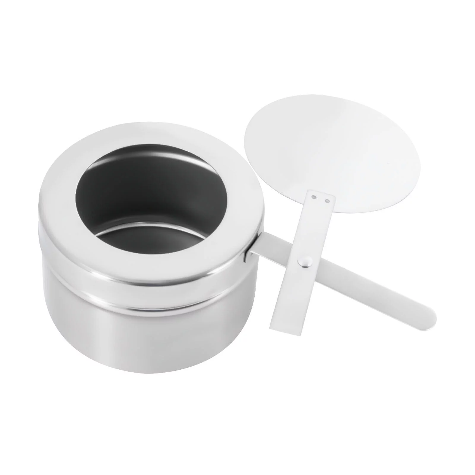 6.3 Quart Roll Top Chafing Dish Set Round Stainless Steel Buffet Warmer Chafer