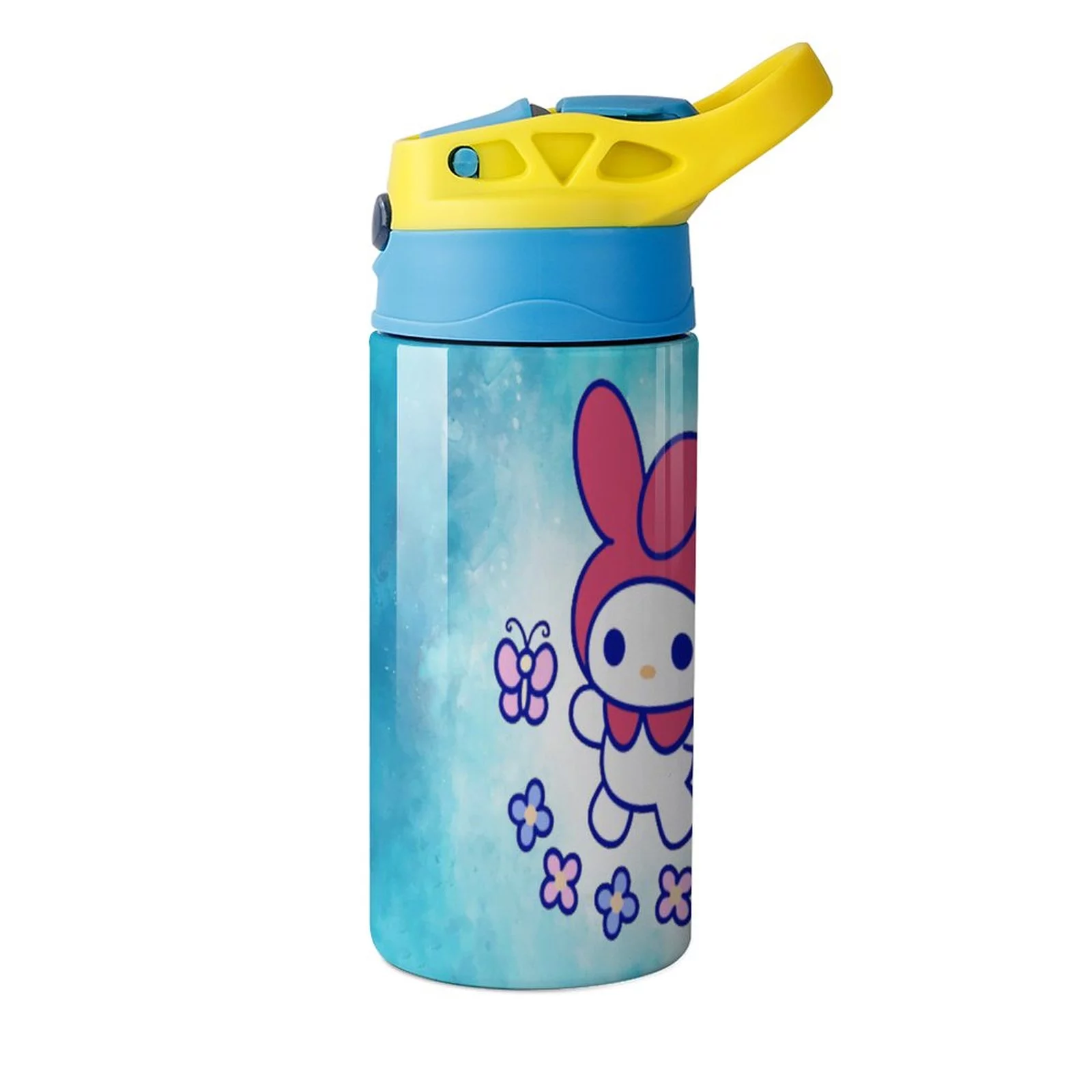 My Melody Characters Children's Water Bottle Vacuum Insulated Stainless Steel Cup With Straw Toddler Thermoses