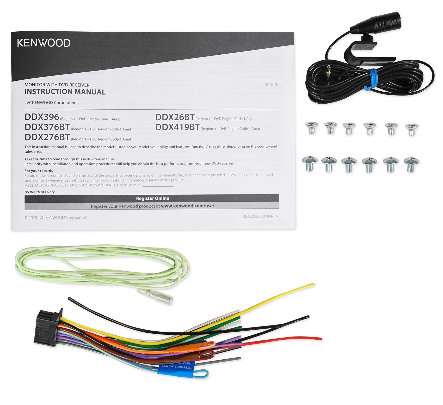 DVD/iPhone/Bluetooth/Android Car Receiver For 2006-14 Kenwood Volkswagen Gti VW