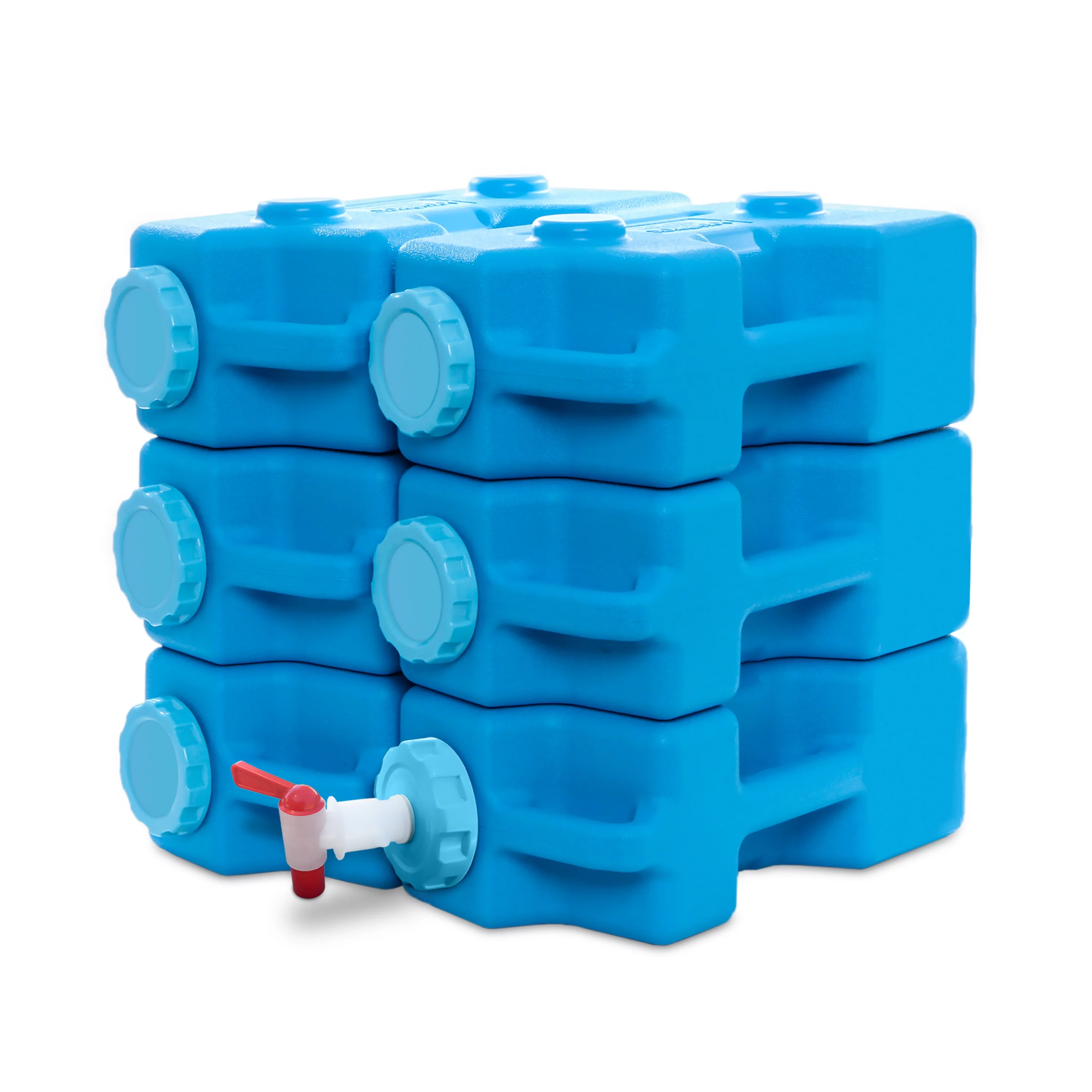 Sagan AquaBrick Container with Spigot, 6 Pack